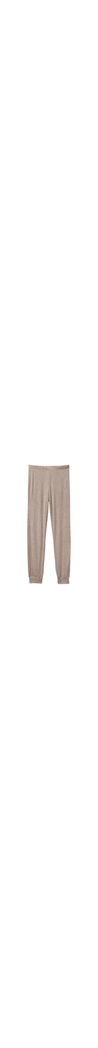 Calça Jogger Em Modal Com Cashmere Luxury Softness - Marrom