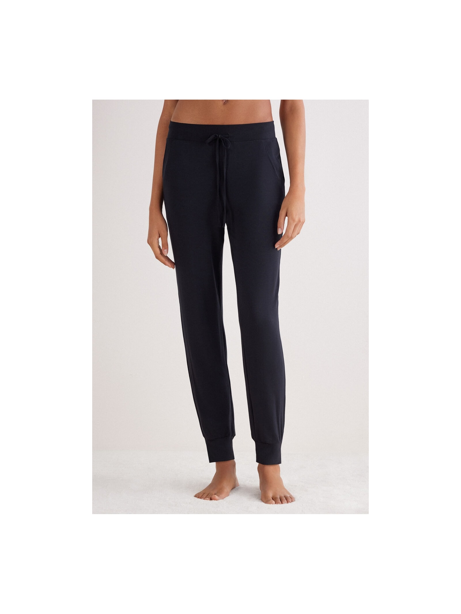 Calça Jogger Em Modal Preto Intimissimi