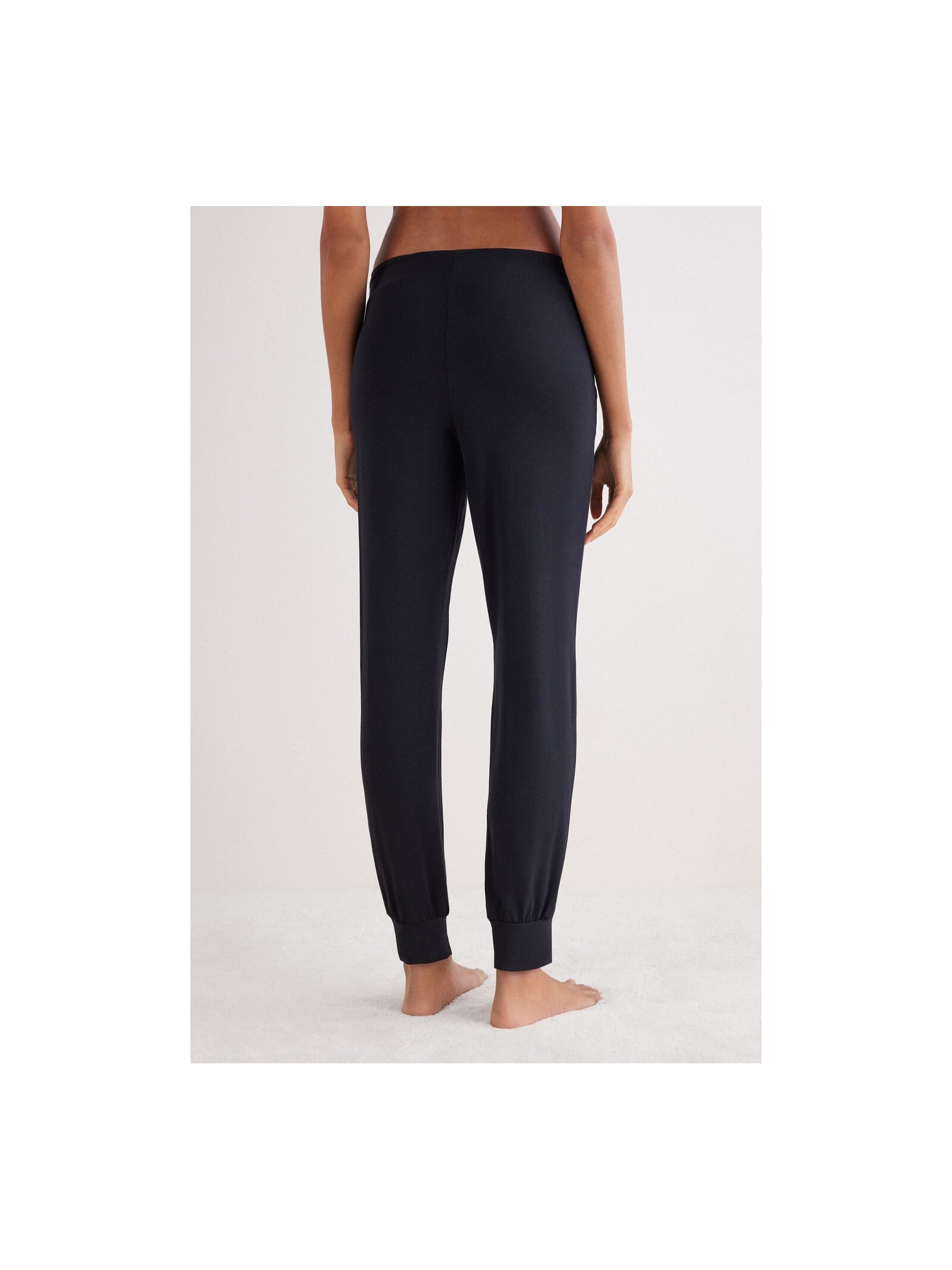 Calça Jogger Em Modal Preto Intimissimi