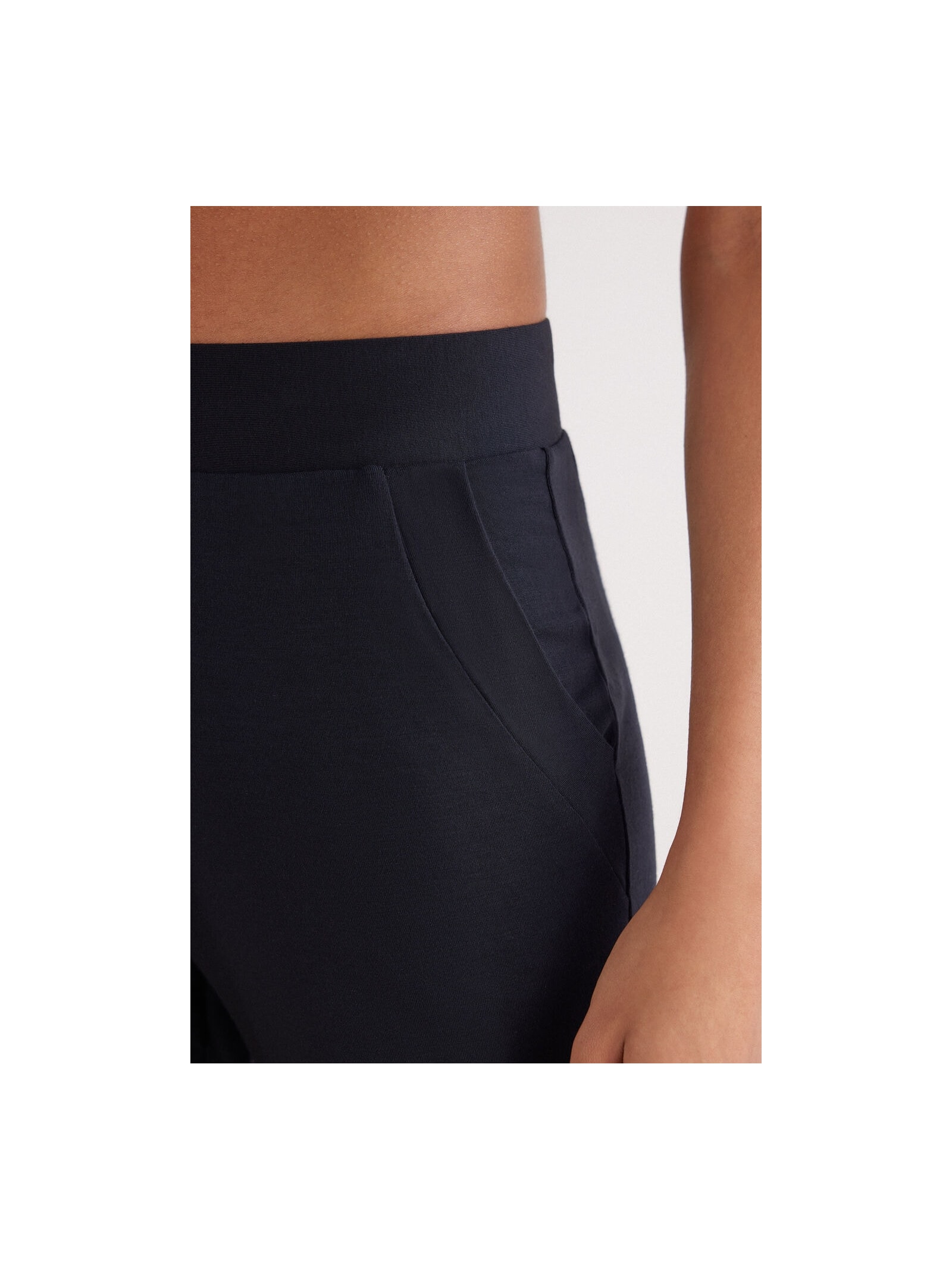Calça Jogger Em Modal Preto Intimissimi