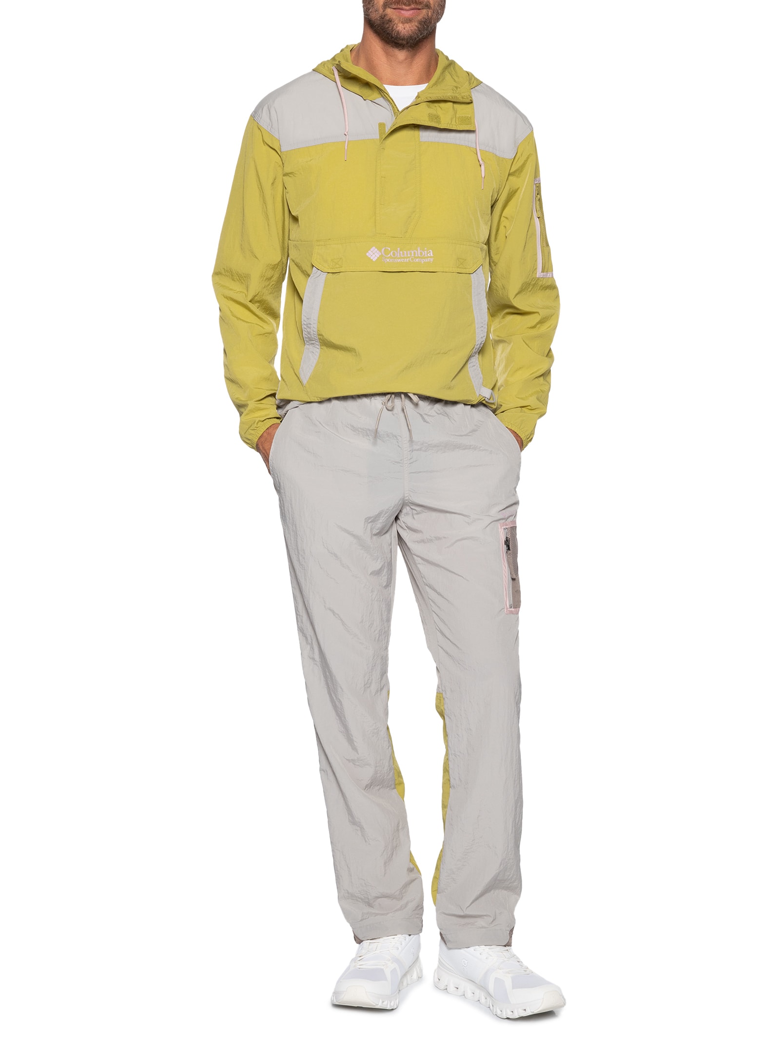 Calça Jogger Masculina Challenger™ Windbreaker Cinza Columbia