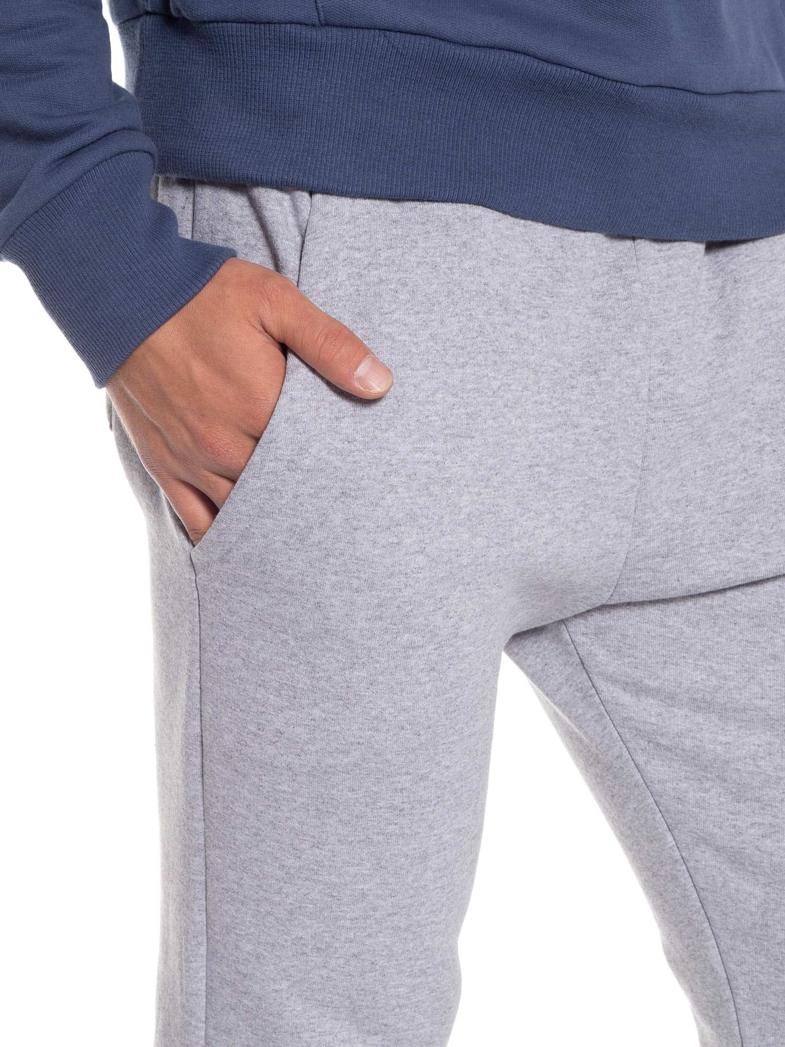 Calça Jogger Moletom Cinza Basiq Men