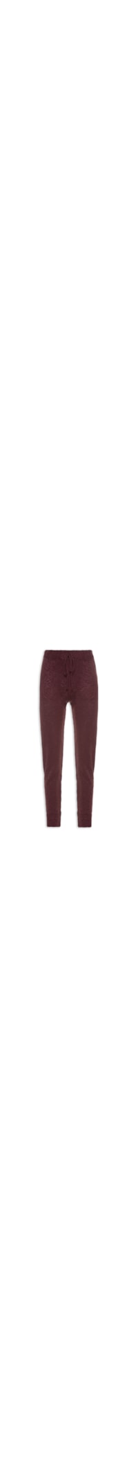 Calça Jogger Tricot Flamme - Vinho