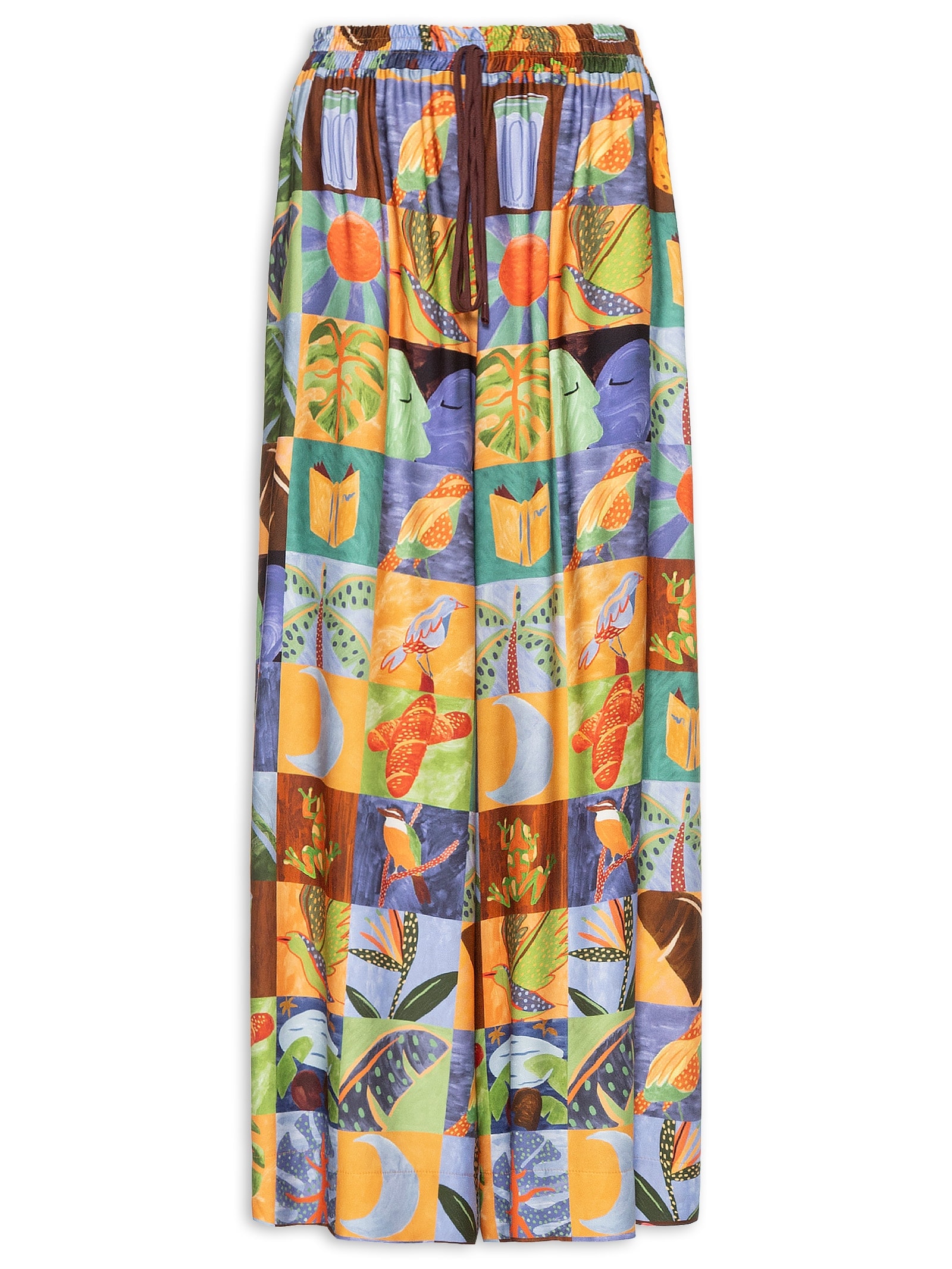 Calça Lago Do Amor Azul Farm