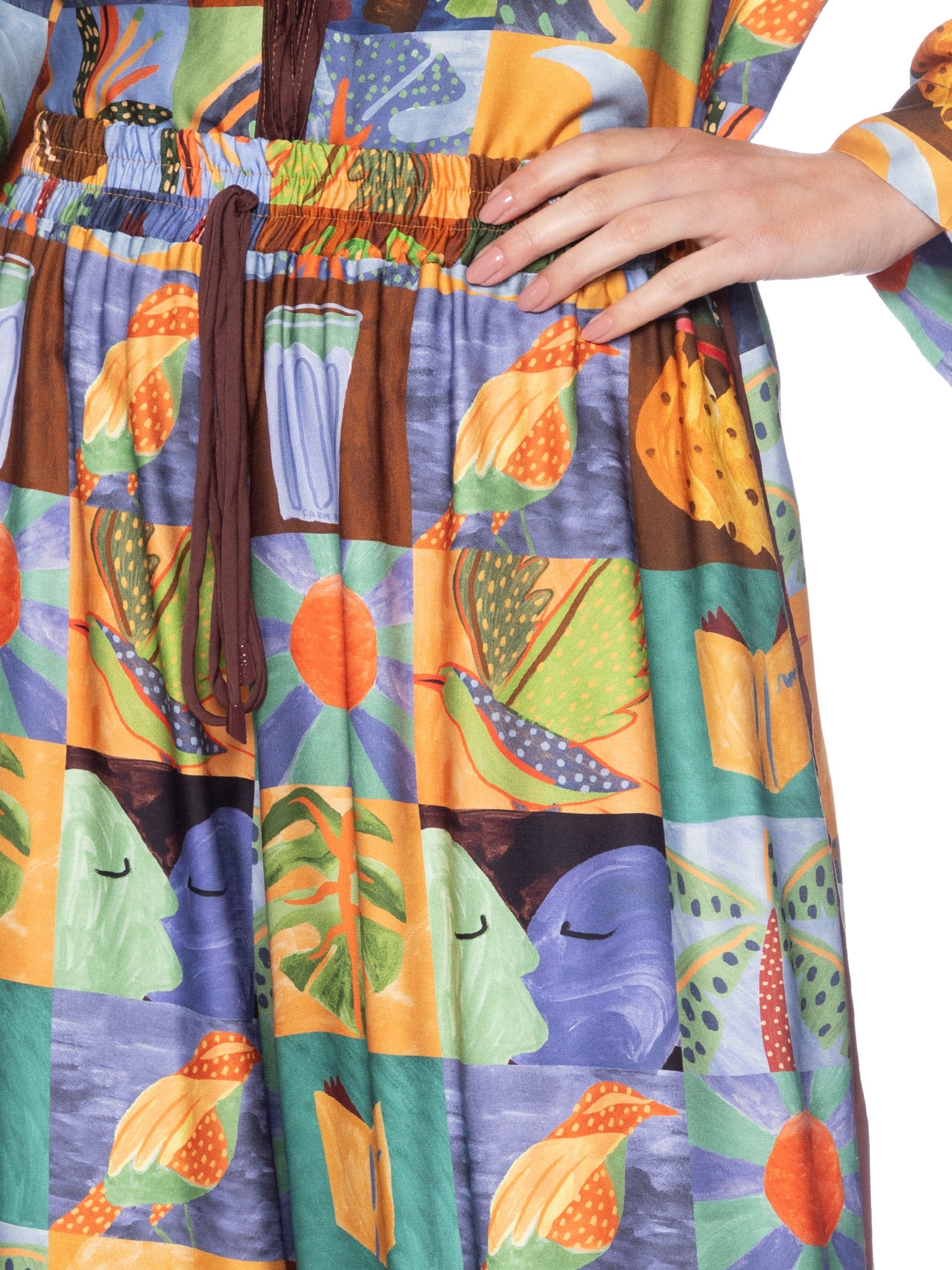 Calça Lago Do Amor Azul Farm