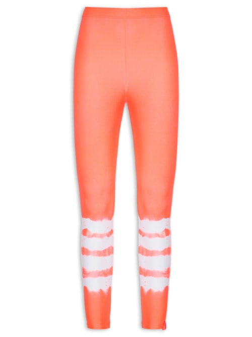 Calça Legging Estampada – Laranja