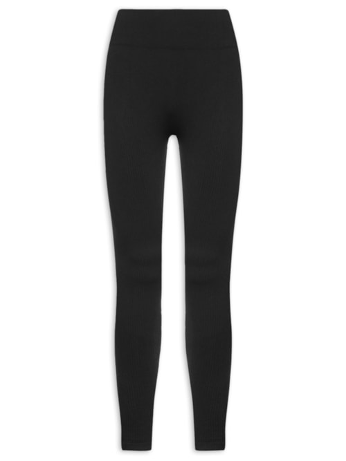 Calça Legging Feminina Esportiva Sem Costura – Preto
