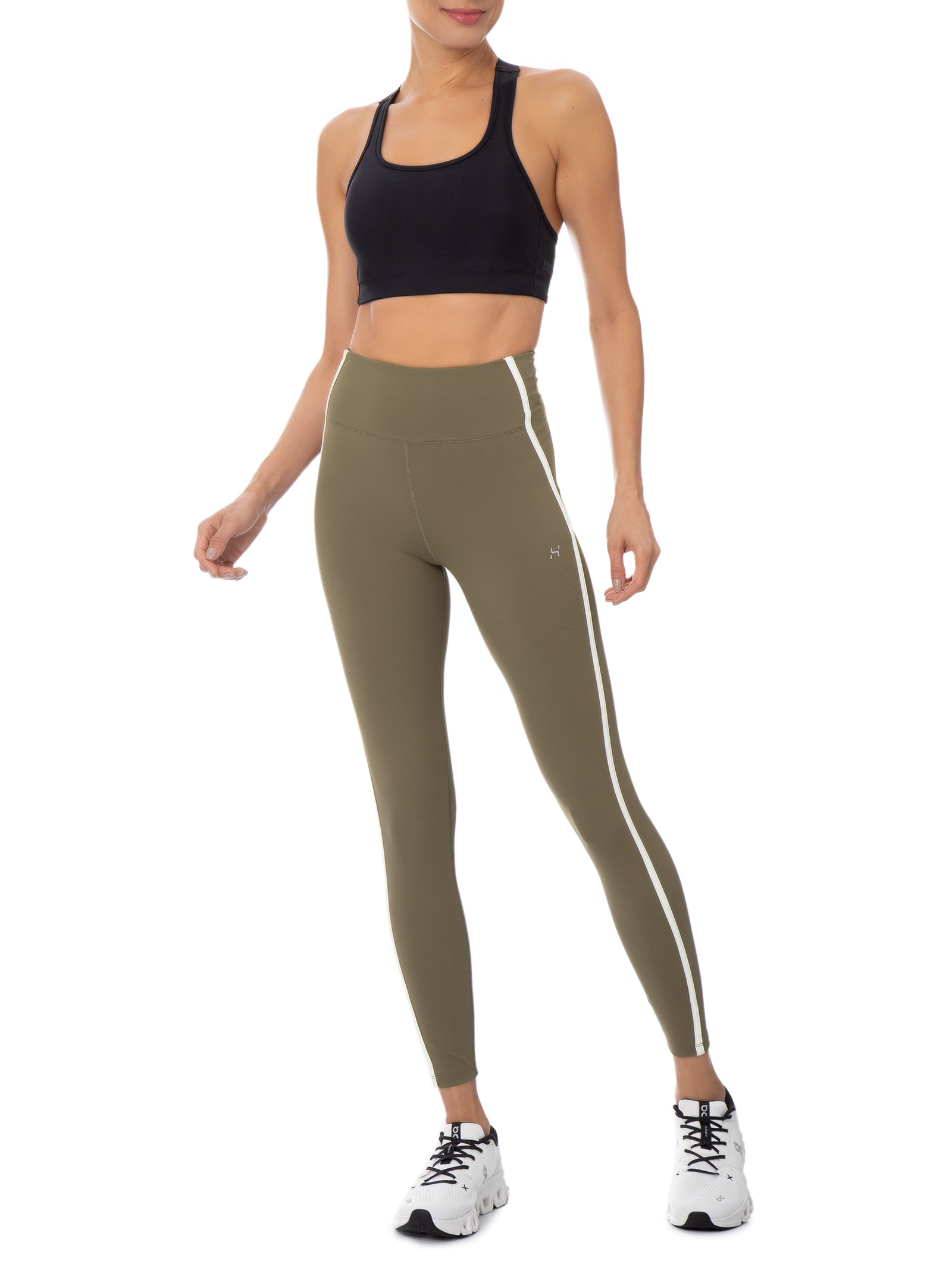 Calça Legging Feminina Marrom Hering Sports