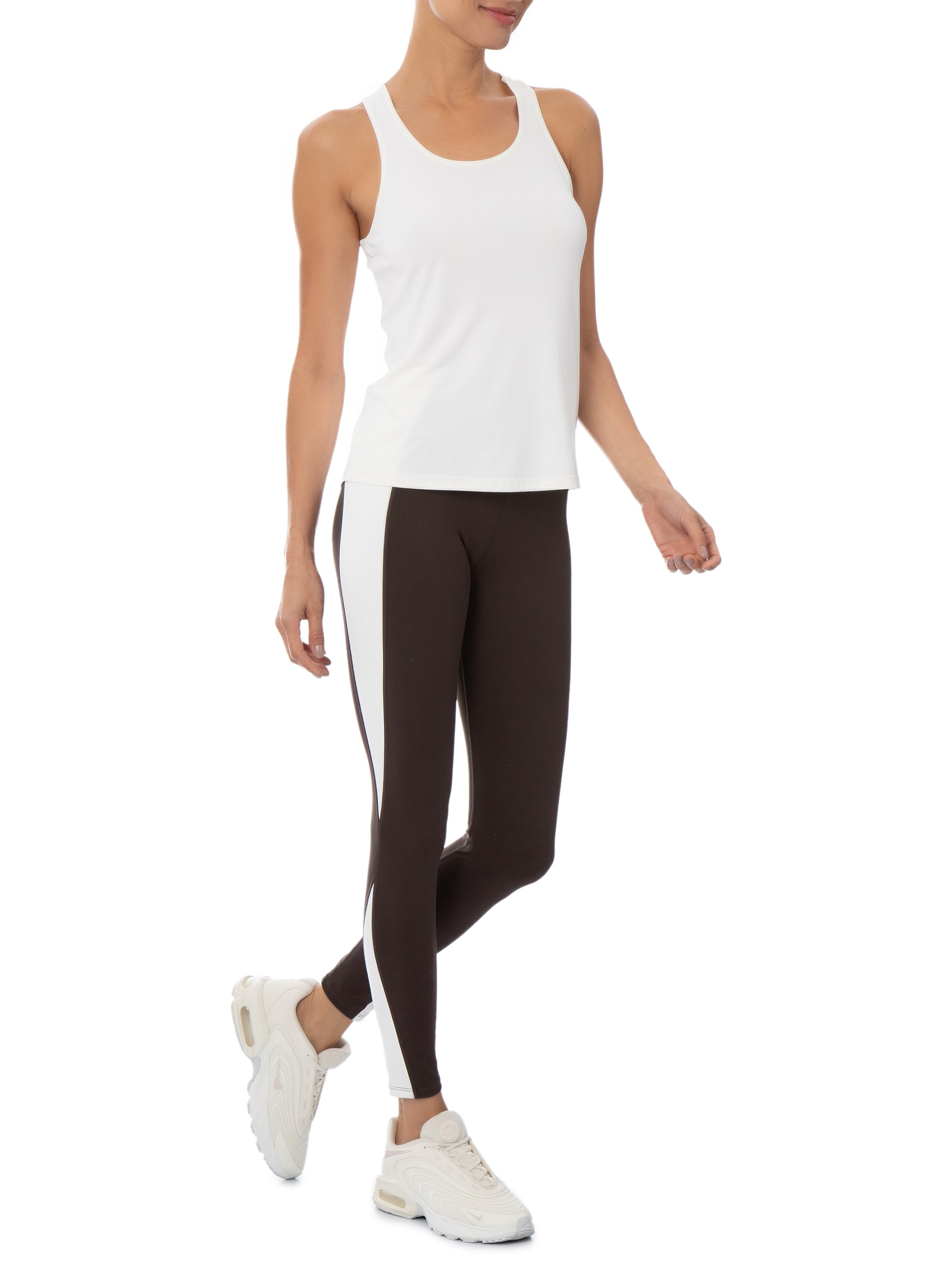 Calça Legging Feminina Marrom Hering Sports