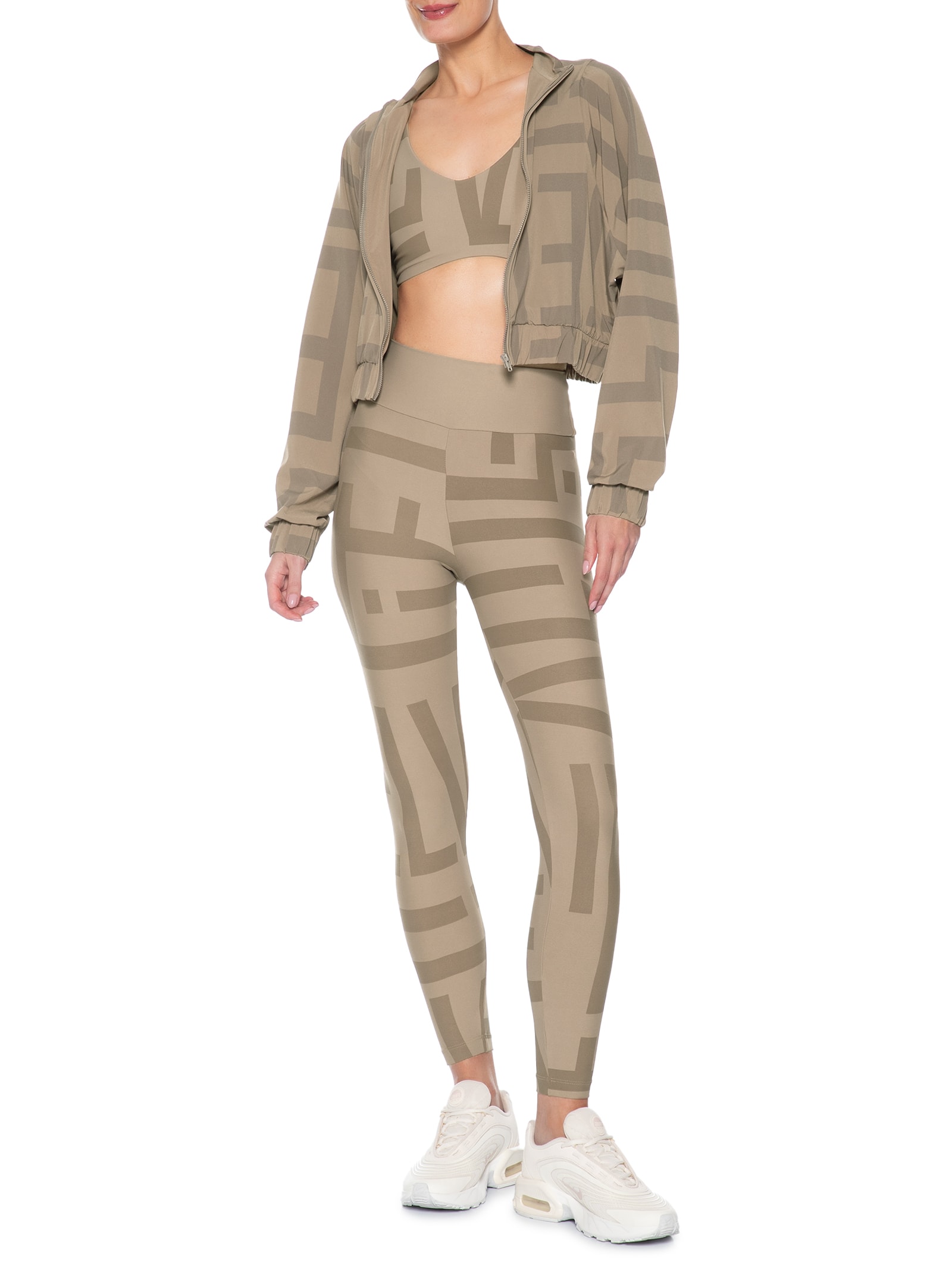 Calça Legging Feminina Maxi Marrom Live!