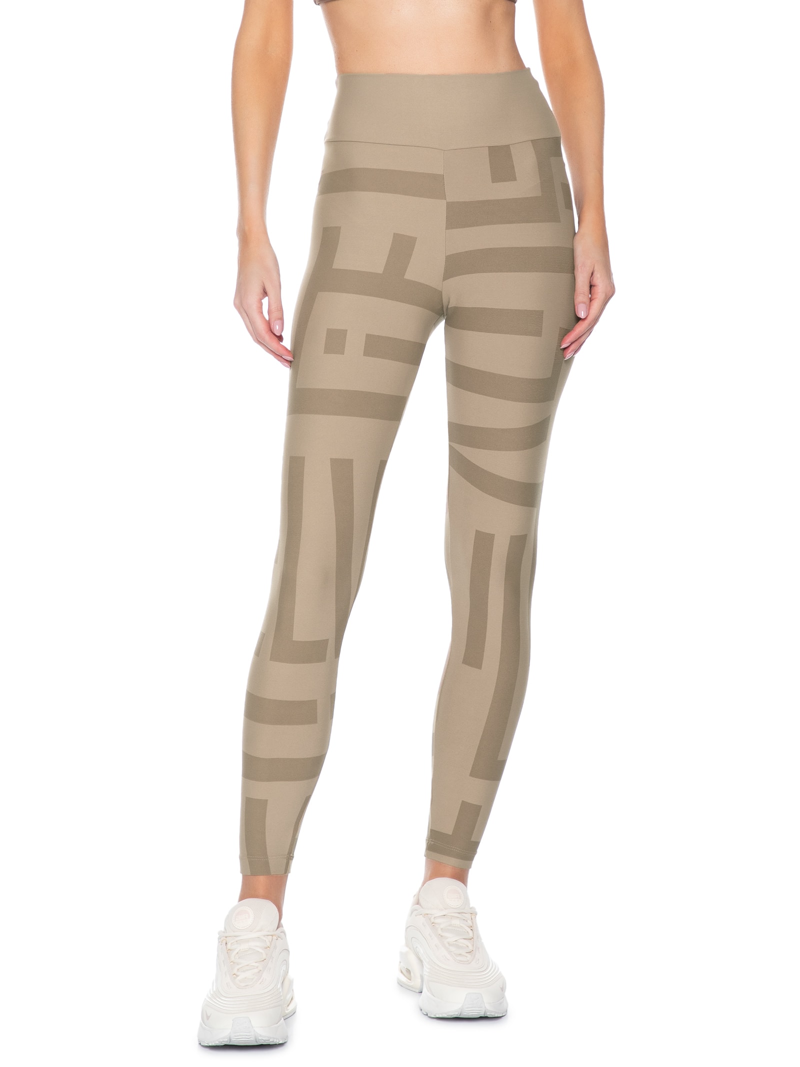 Calça Legging Feminina Maxi Marrom Live!