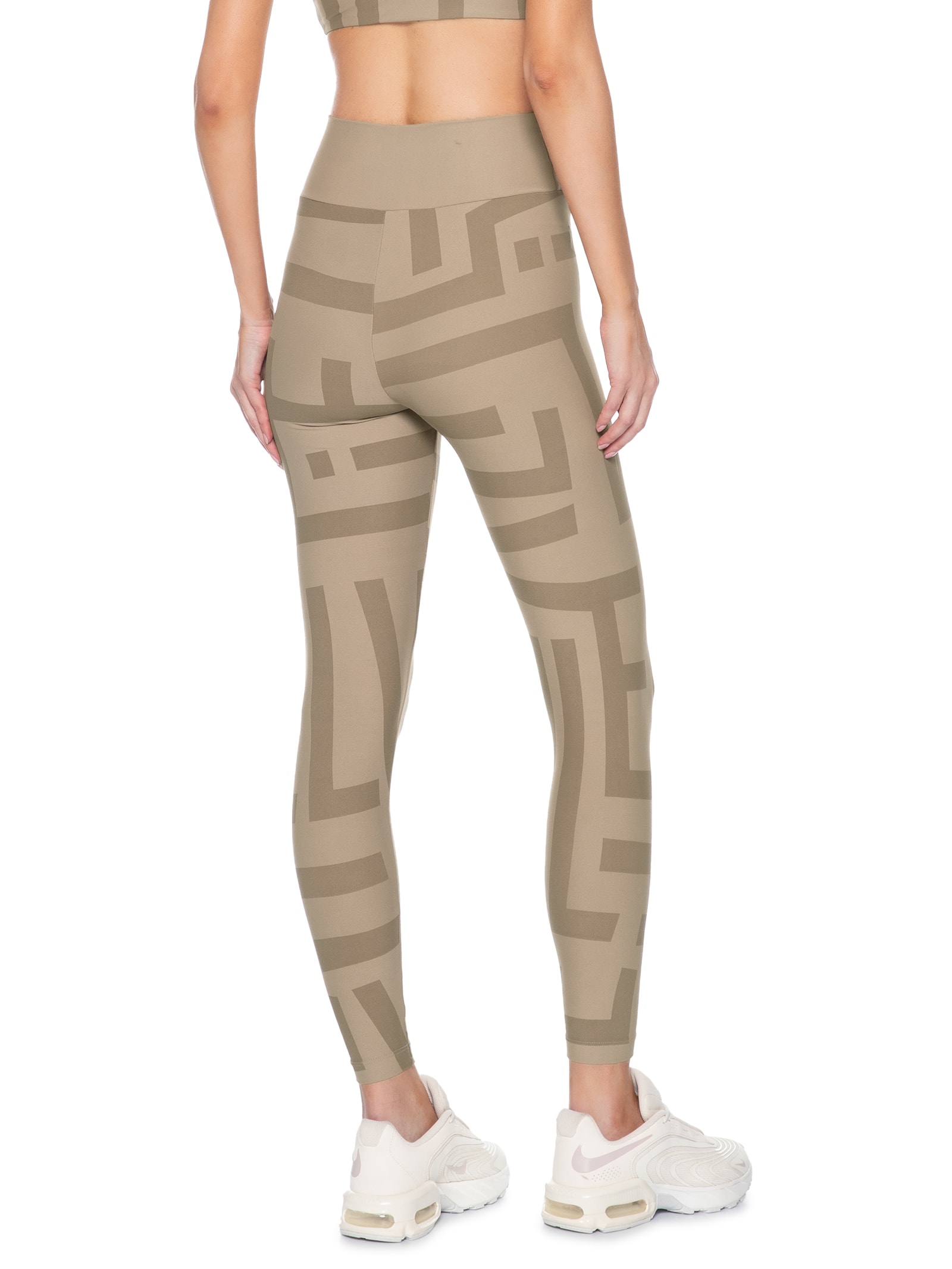 Calça Legging Feminina Maxi Marrom Live!