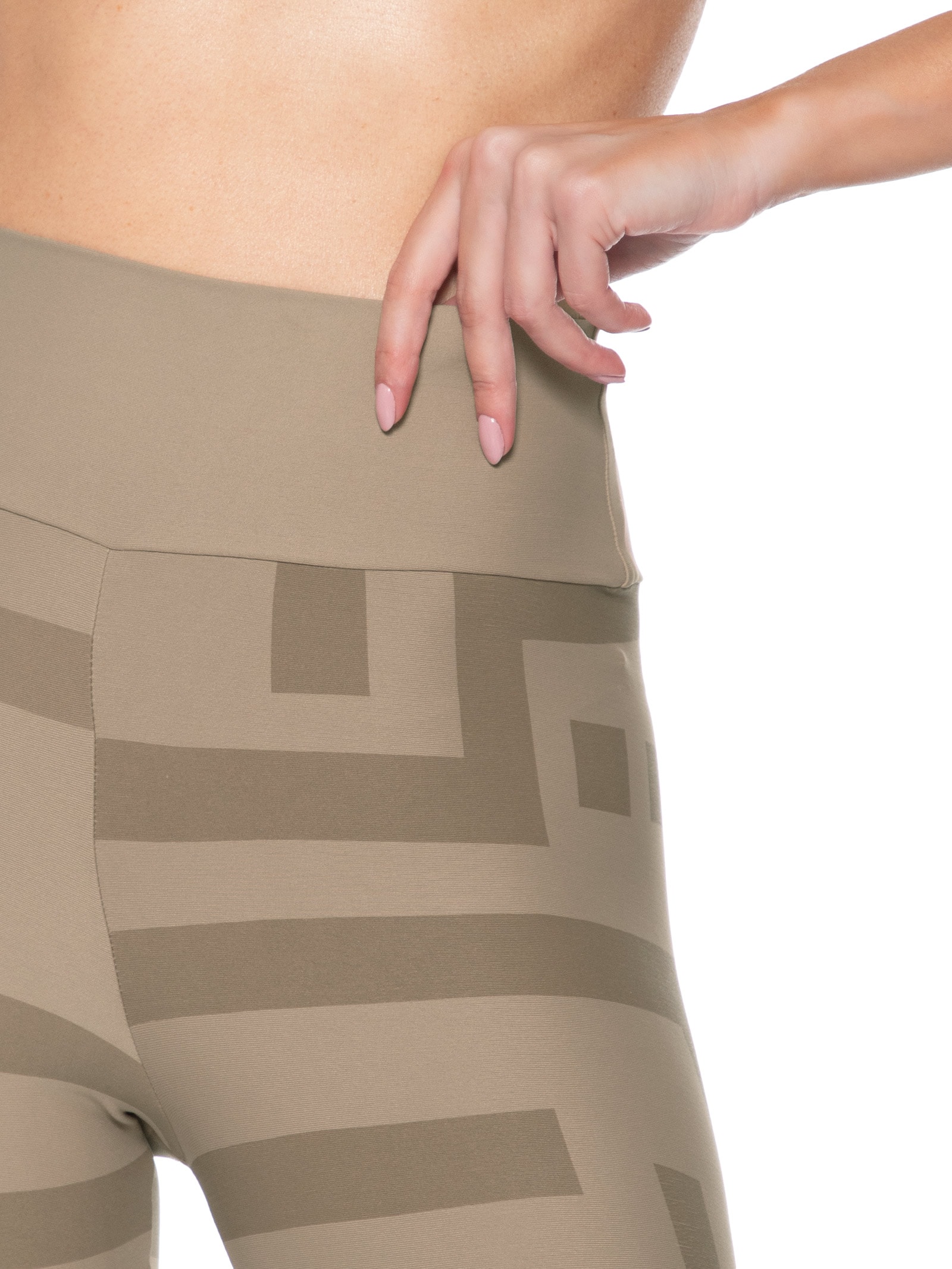 Calça Legging Feminina Maxi Marrom Live!