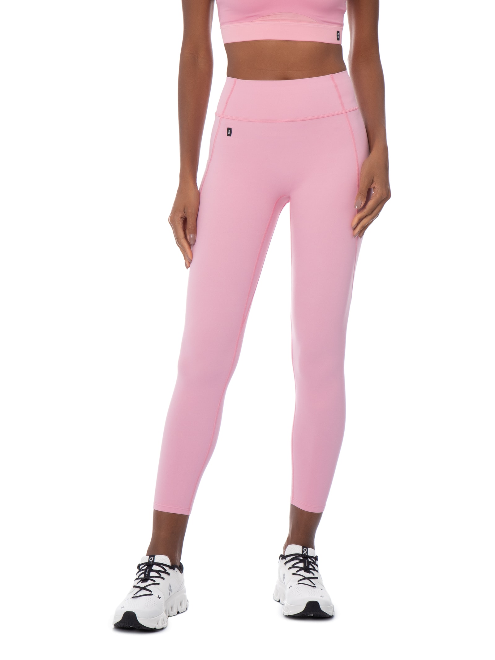 Calça Legging Feminino Studio Tights 7/8 Rosa On Running