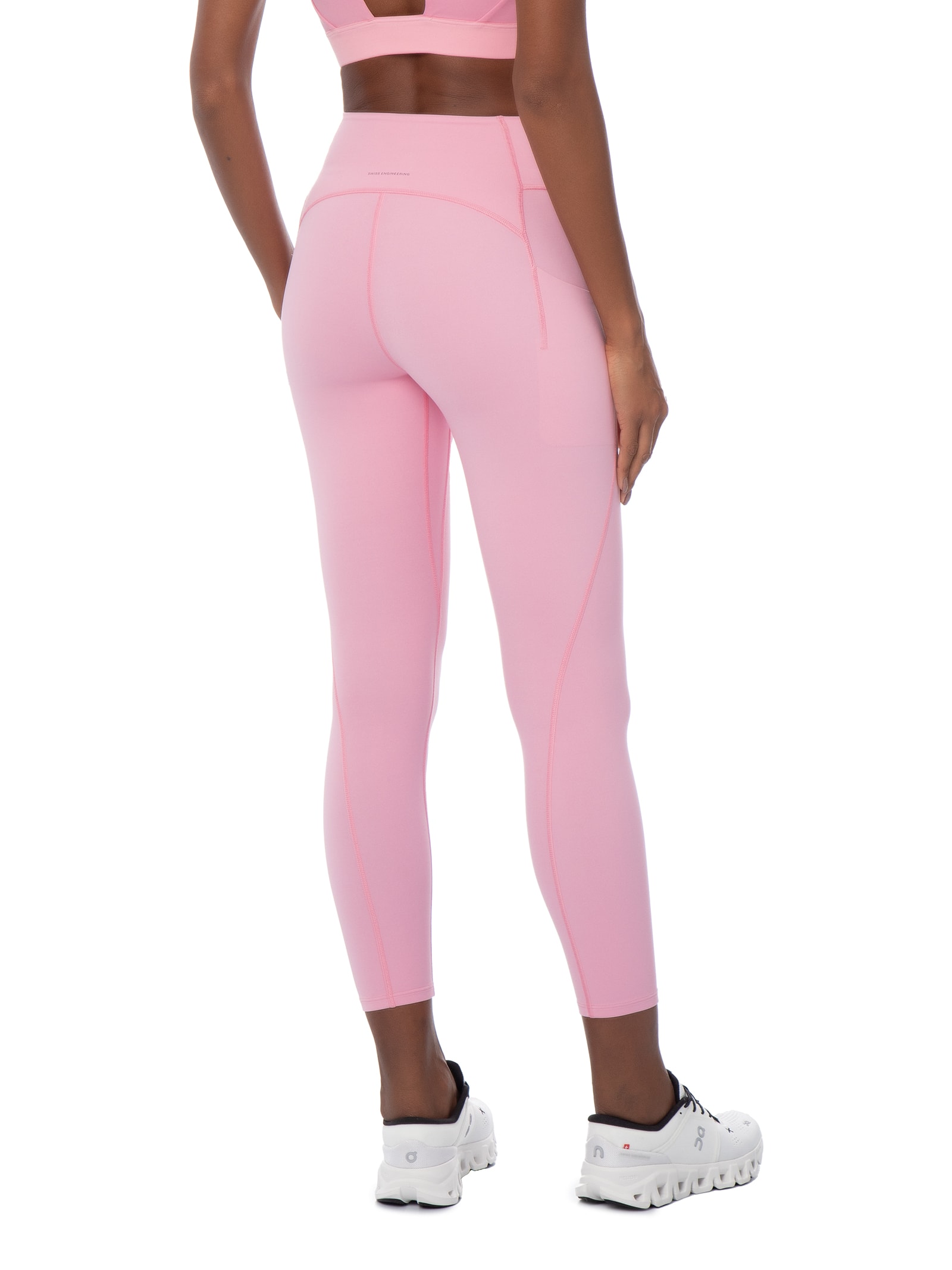 Calça Legging Feminino Studio Tights 7/8 Rosa On Running