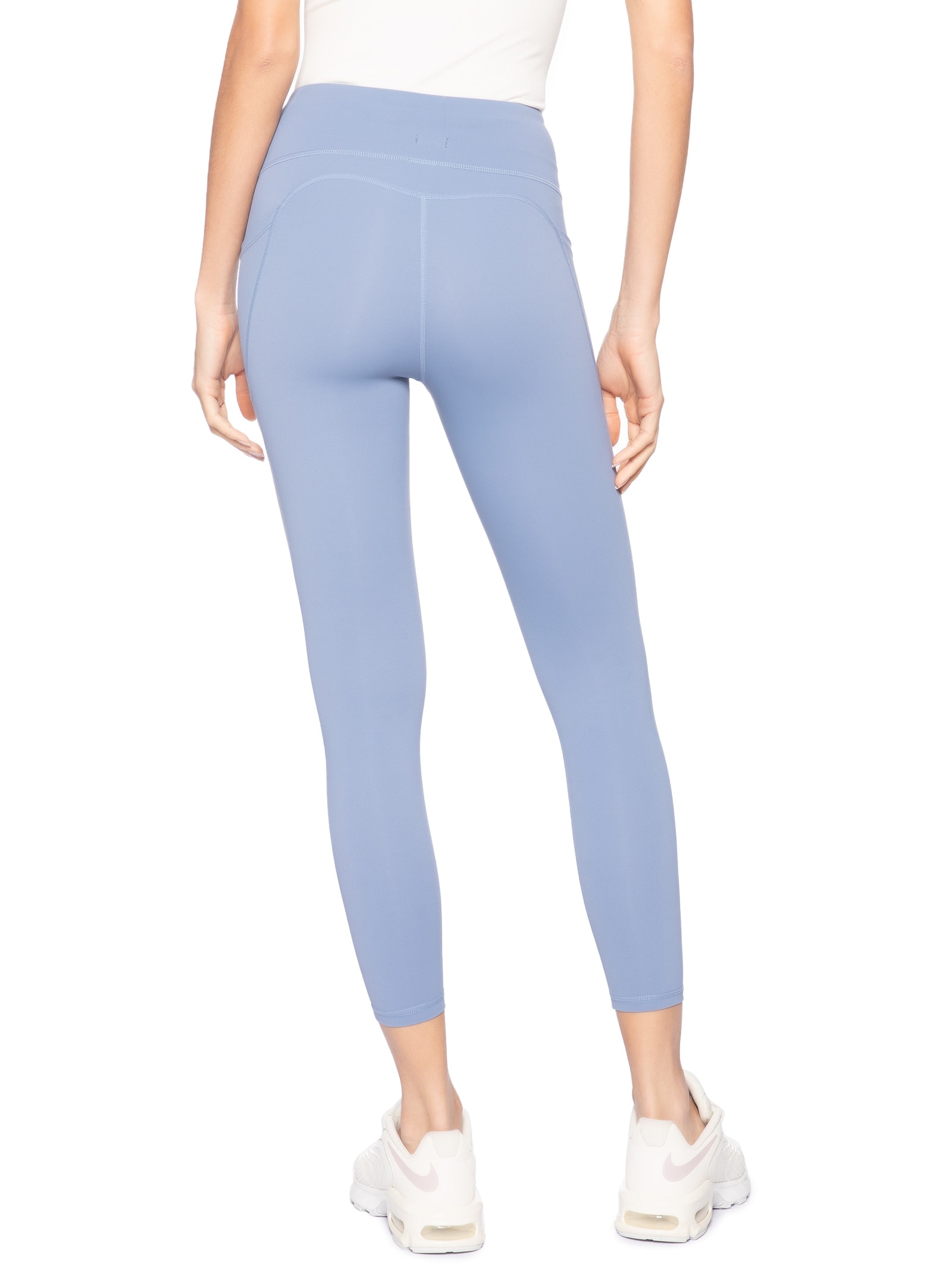 Calça Legging Fitness Feminina Azul Basiq