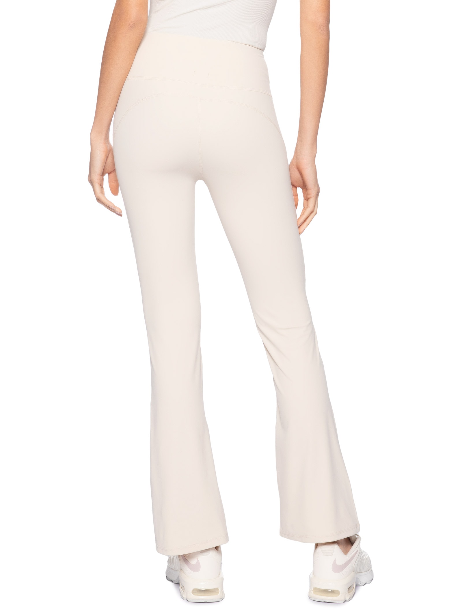 Calça Legging Fitness Feminina Bege Basiq