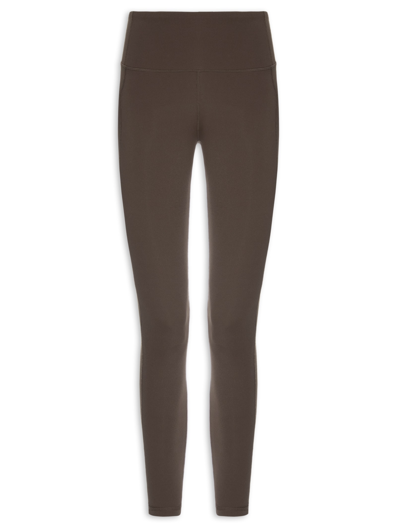 Calça Legging Fitness Feminina Marrom Basiq