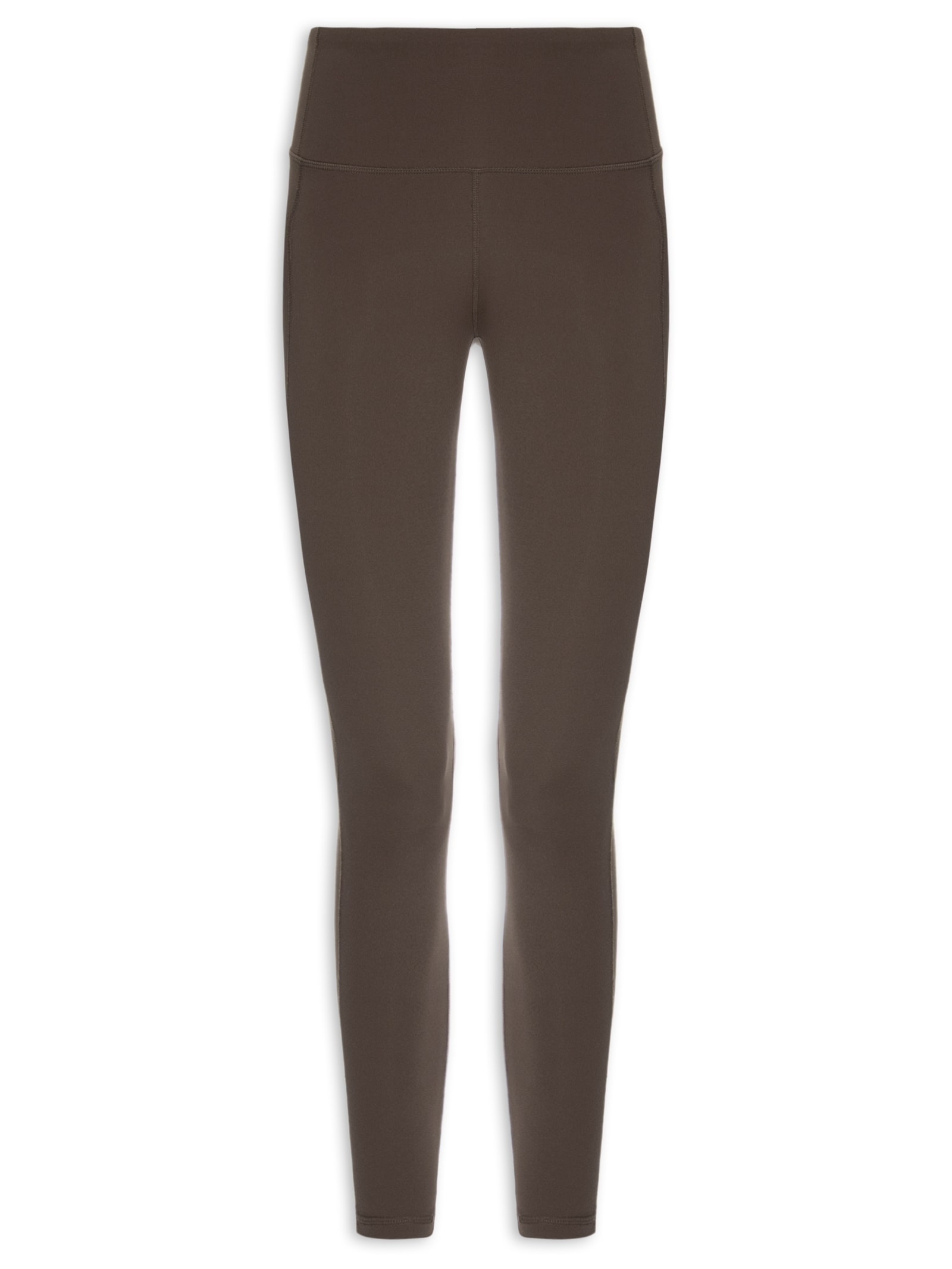 Calça Legging Fitness Feminina Marrom Basiq