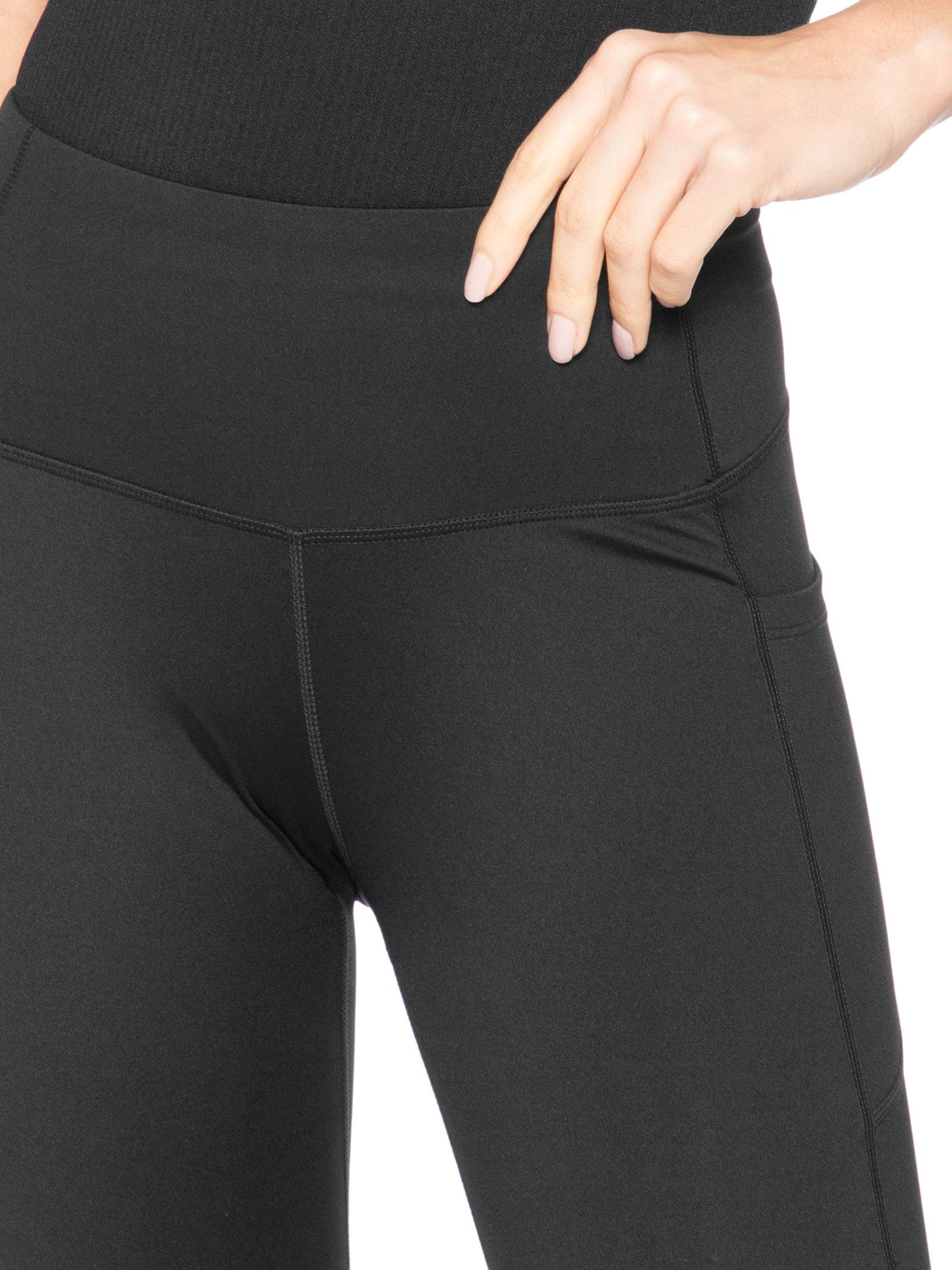 Calça Legging Fitness Feminina Preto Basiq