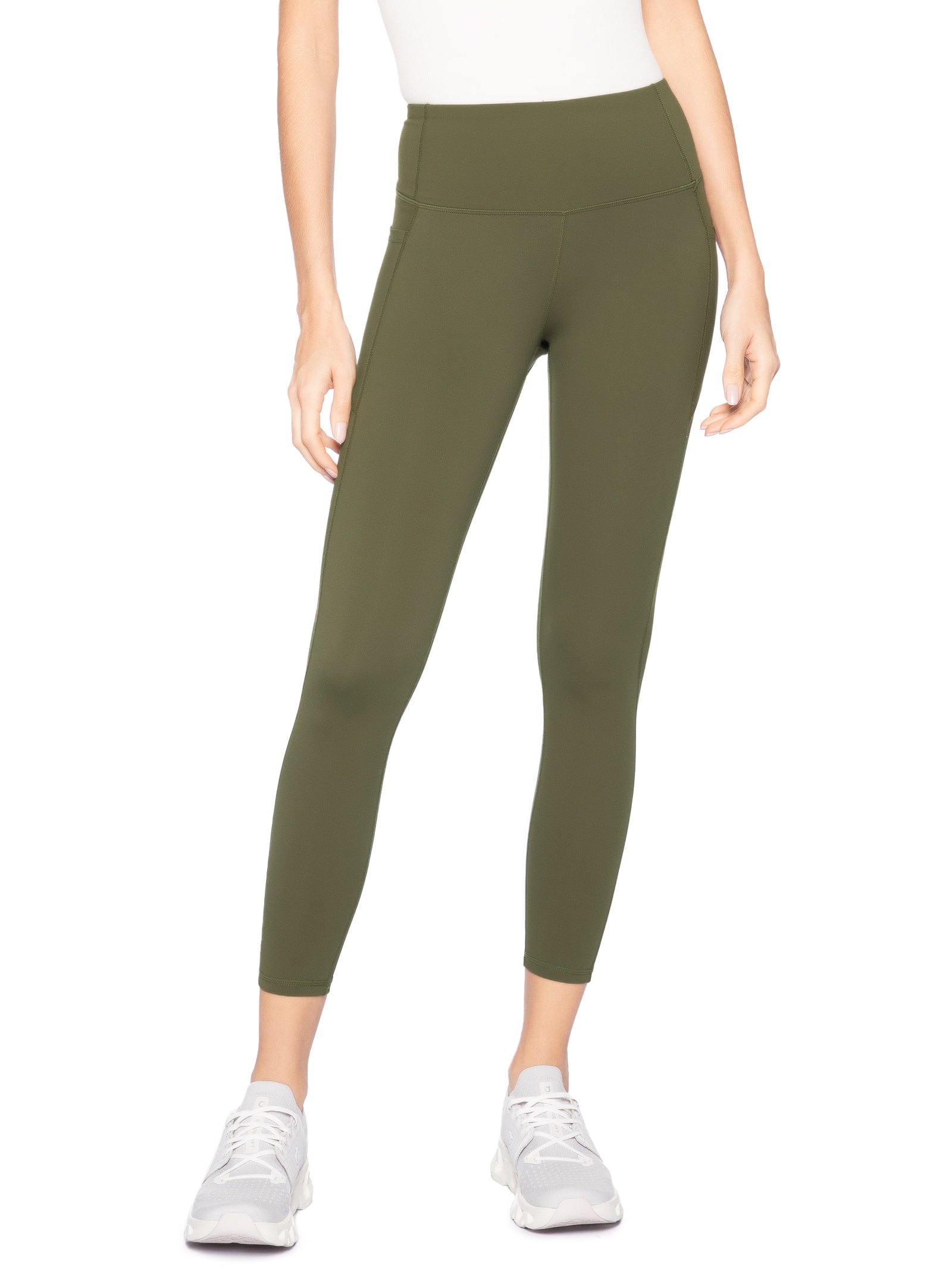 Calça Legging Fitness Feminina Verde Basiq
