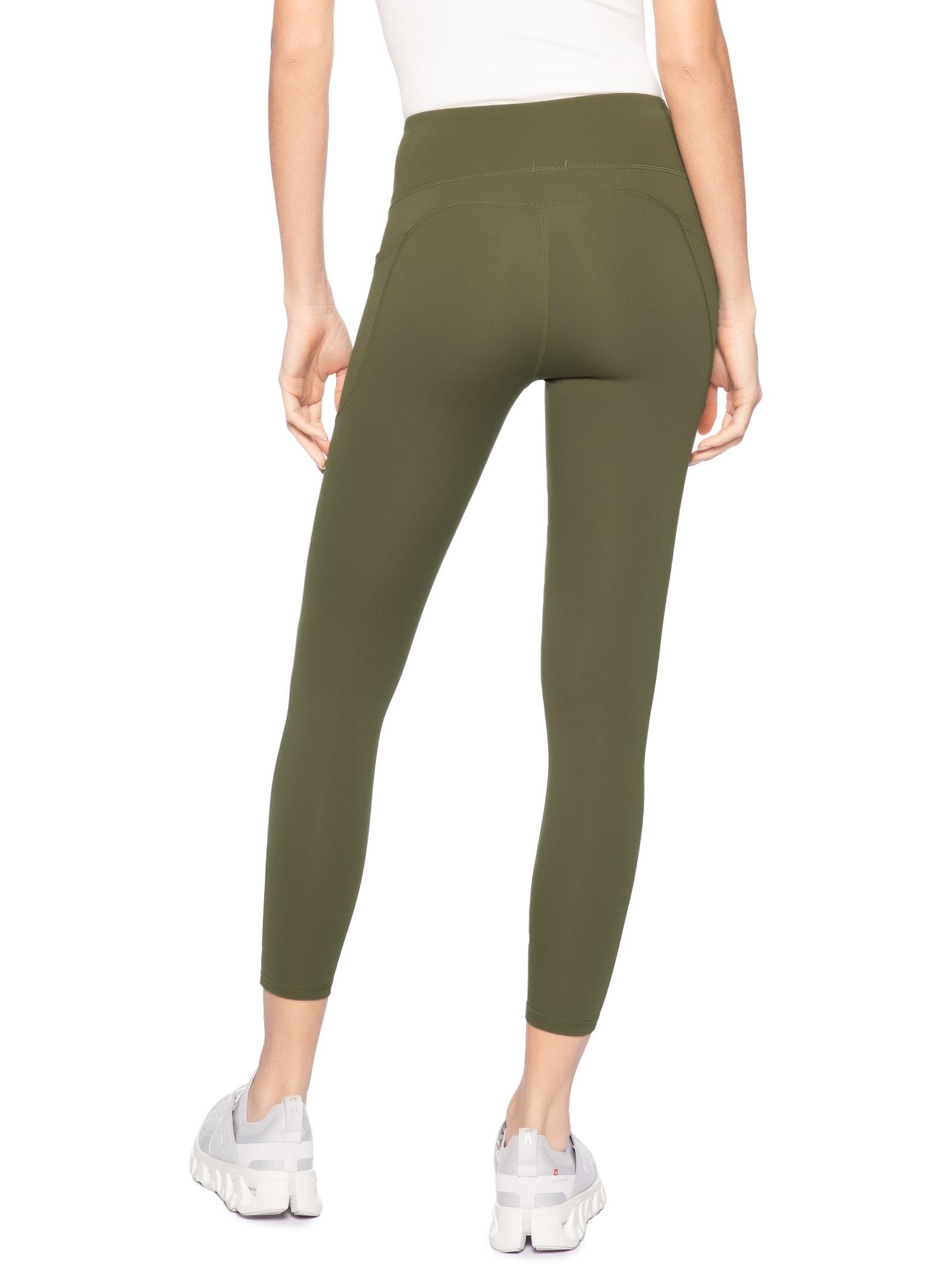 Calça Legging Fitness Feminina Verde Basiq