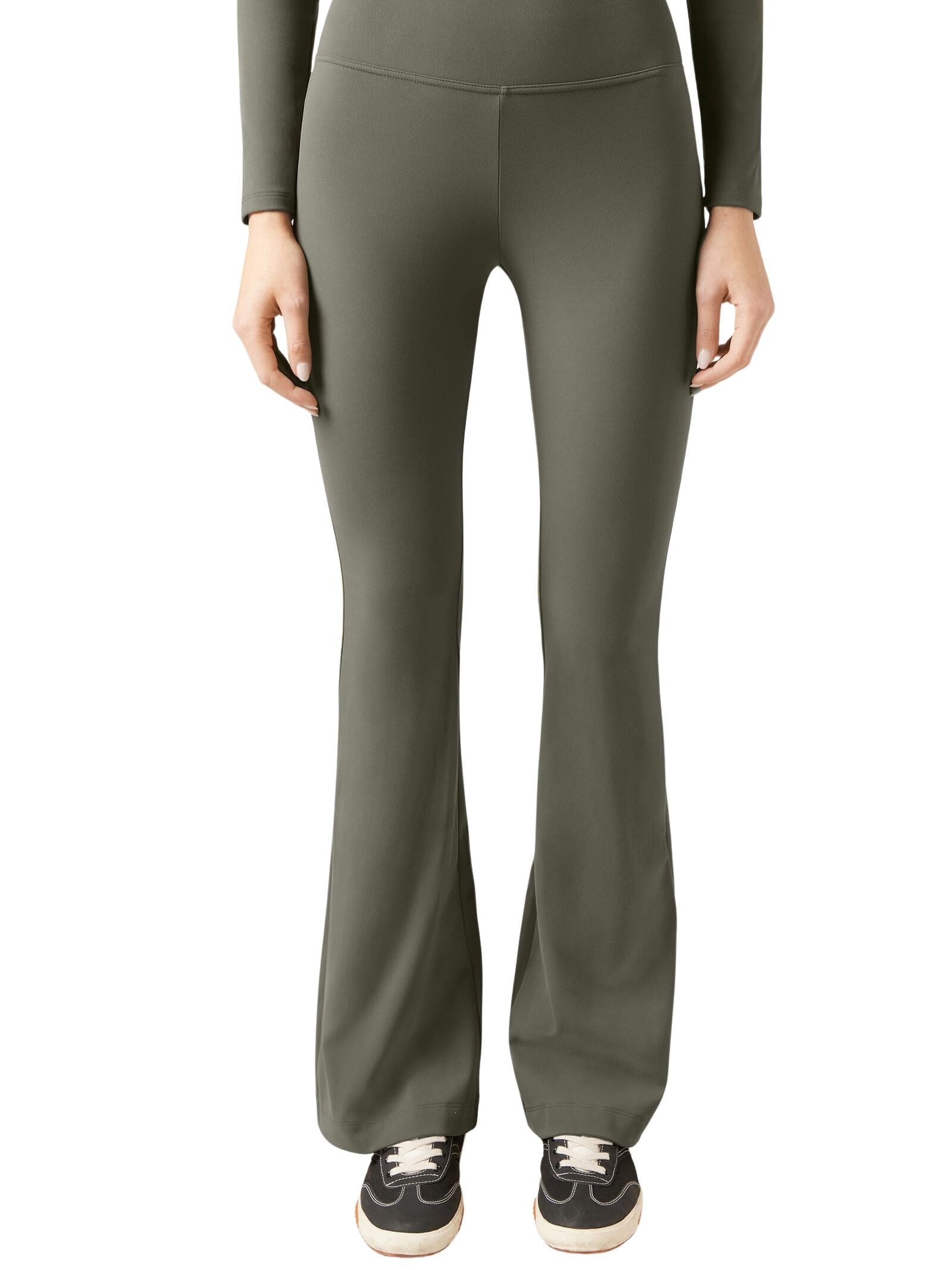 Calça Legging Flare Soft Touch First Class Verde Calzedonia