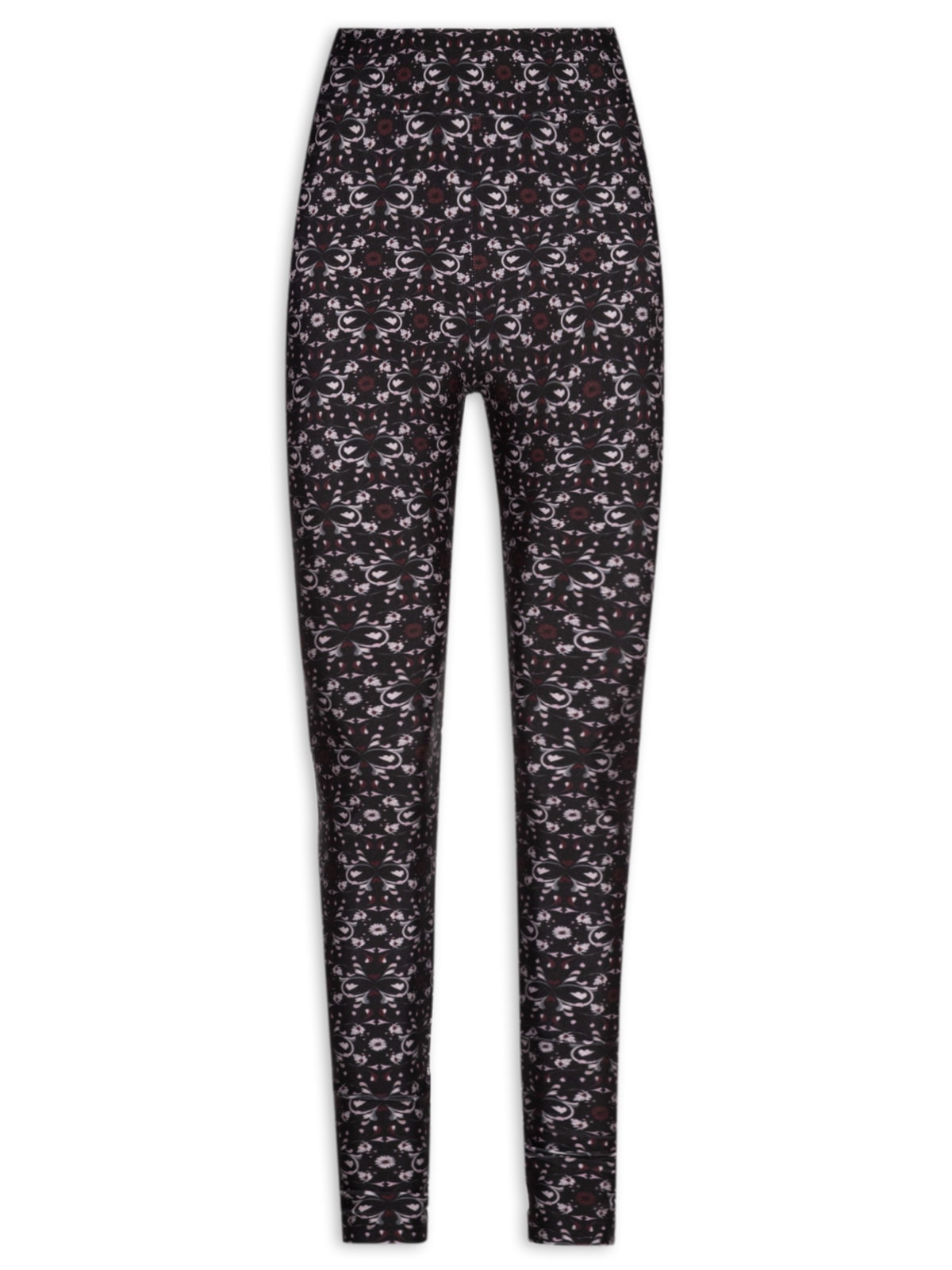 Vista 2 Calça Legging Flora PRETO PRETO