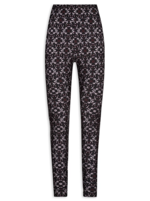 Calça Legging Flora – Preto