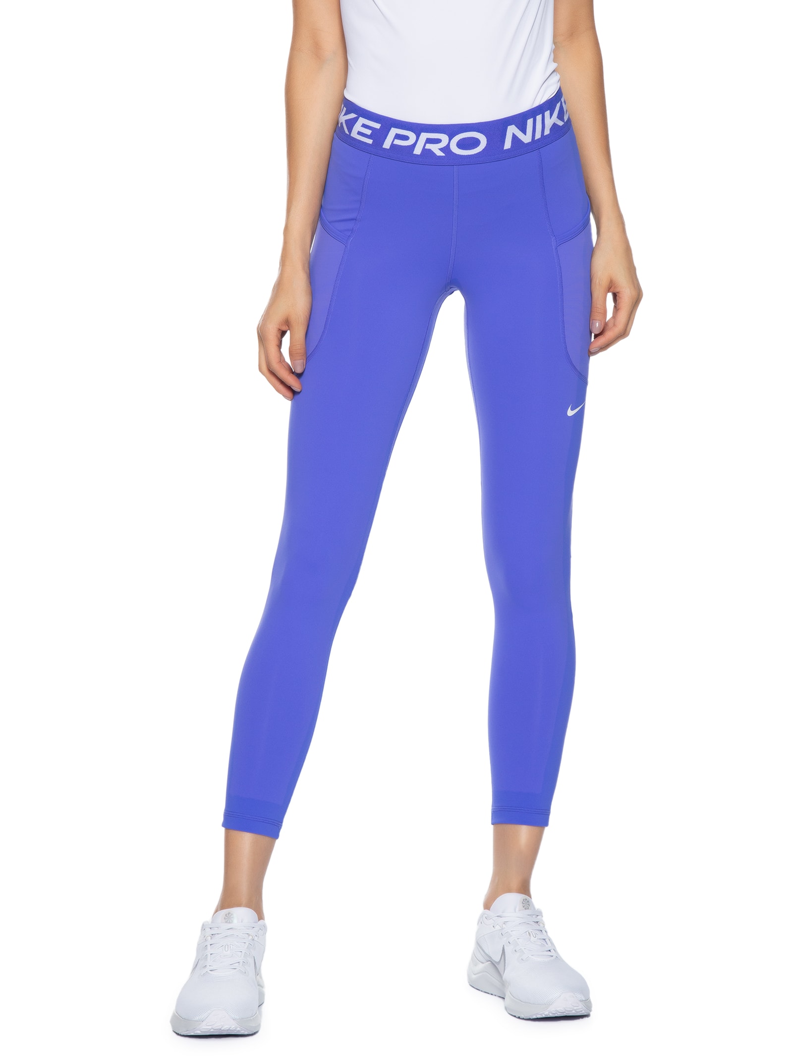 Calça Legging Universa 7/8 - Azul - Nike