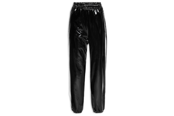 Calça Like Leather Jogger - Preto