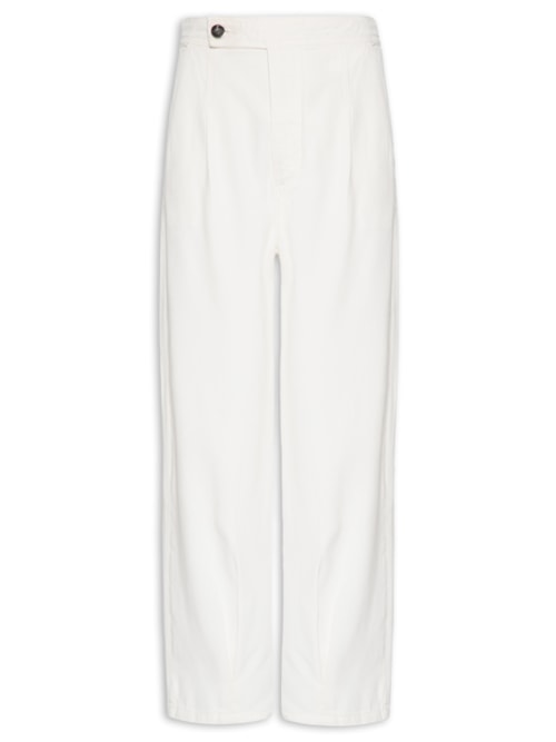 Calça Loose Off Macacão – Branco
