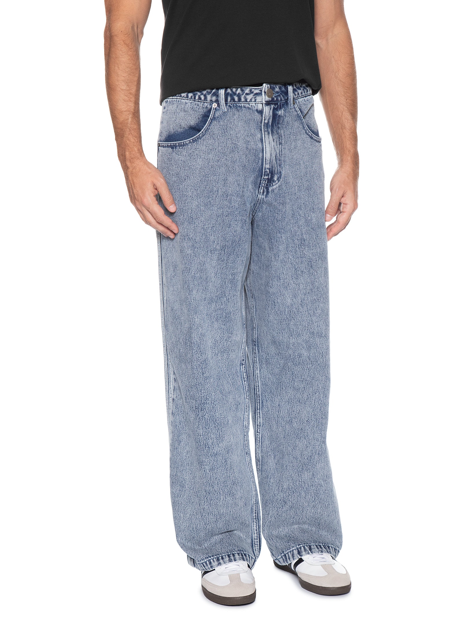 Calça Masculin Jeans Azul Adidas Originals
