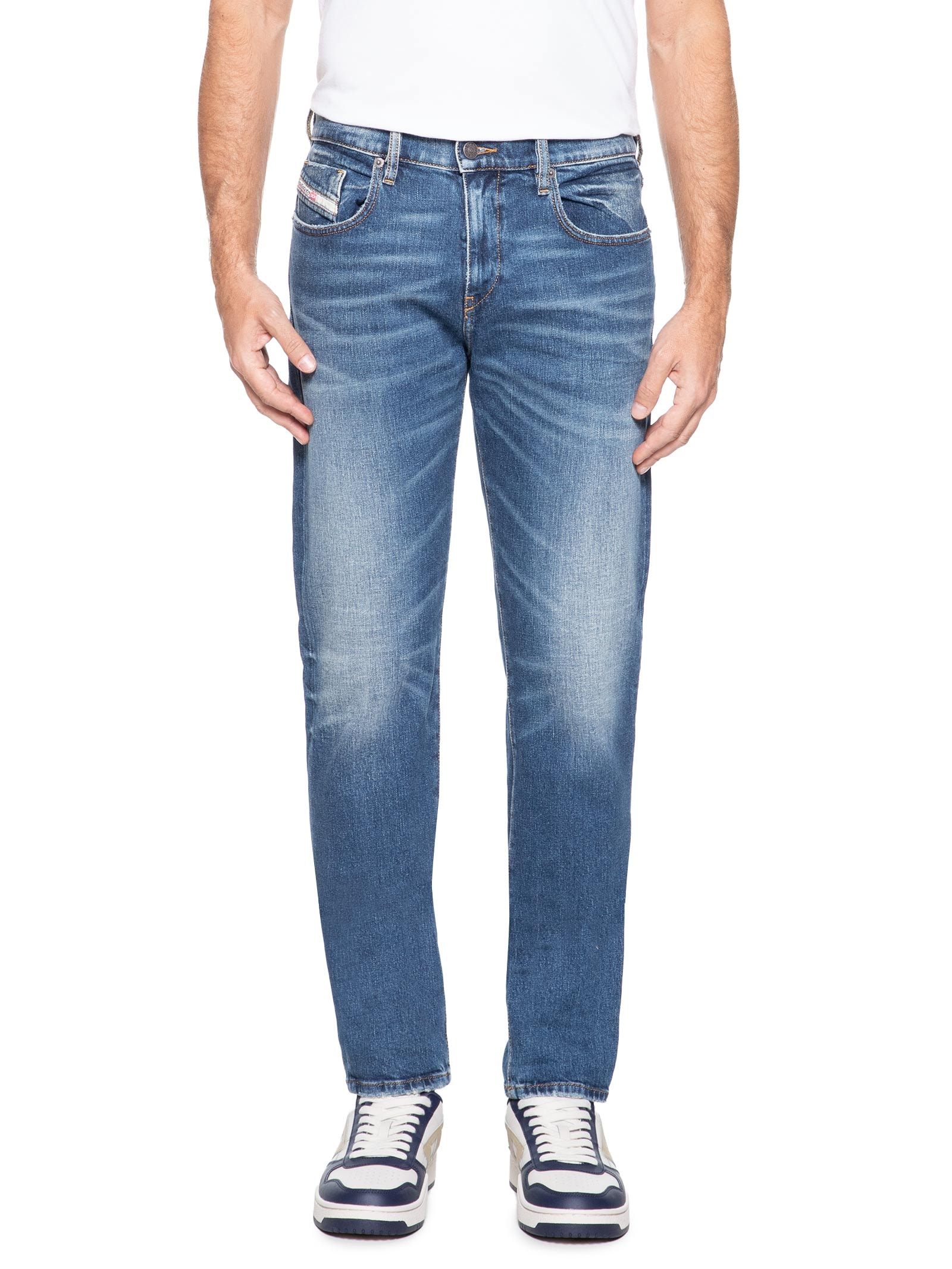 Calça Masculina 2019 D-Strukt L32 Pantaloni Azul Diesel