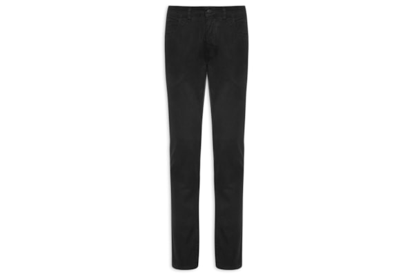 Calça Masculina 5 Pockets Color Lisa - Preto