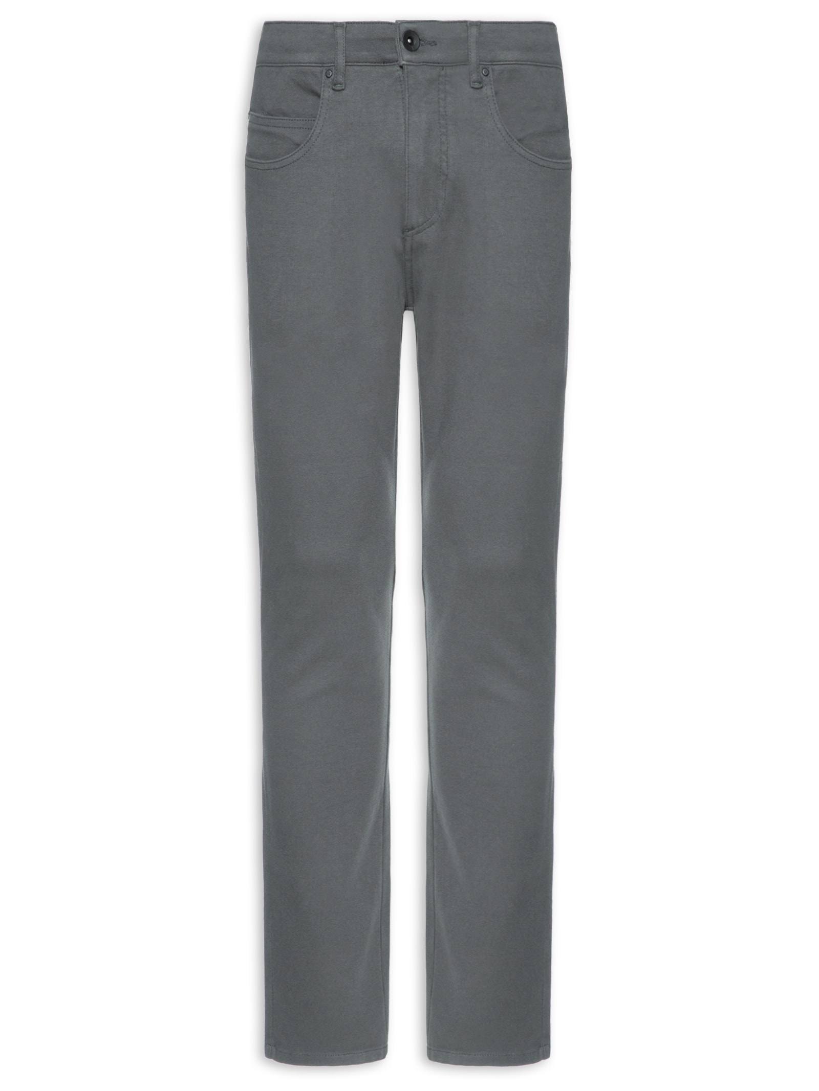 Calça Masculina 5 Pockets Moletom Cinza Reserva