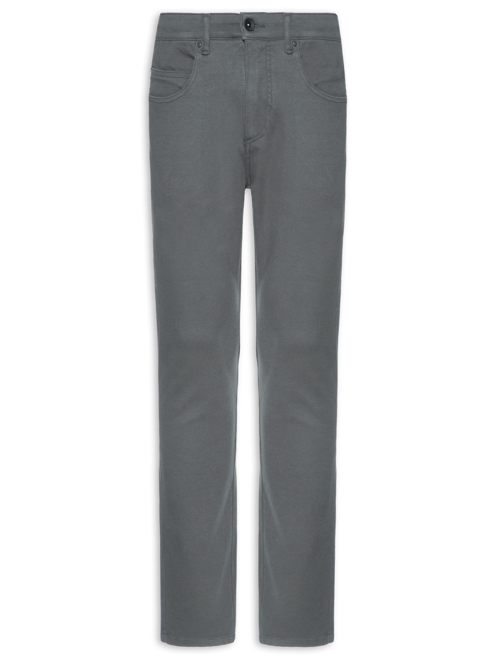 Calça Masculina 5 Pockets Moletom Cinza Reserva