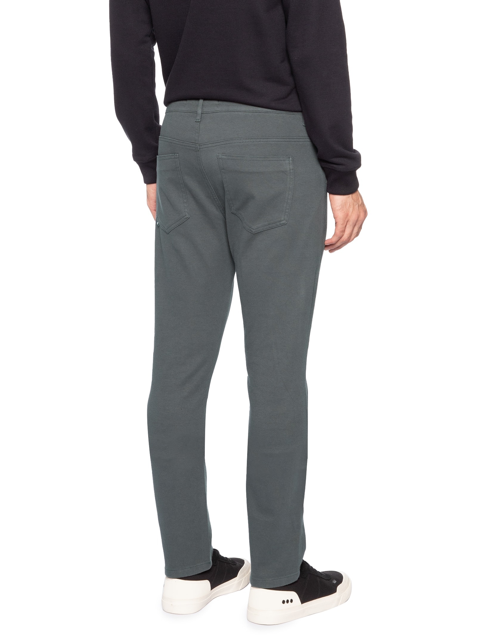 Calça Masculina 5 Pockets Moletom Cinza Reserva