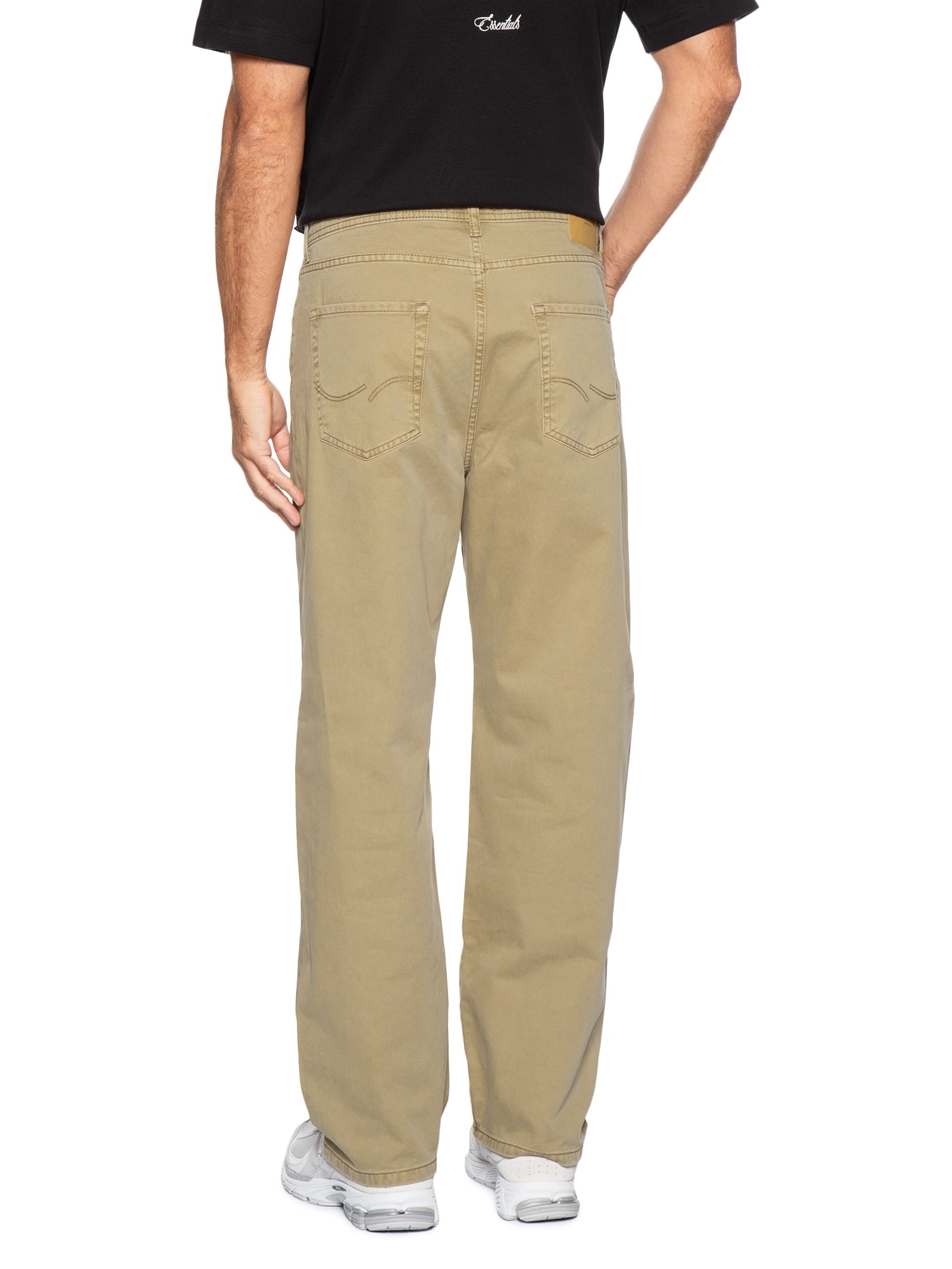 Calça Masculina 5 Pockets Original Fit Bege Jack & Jones