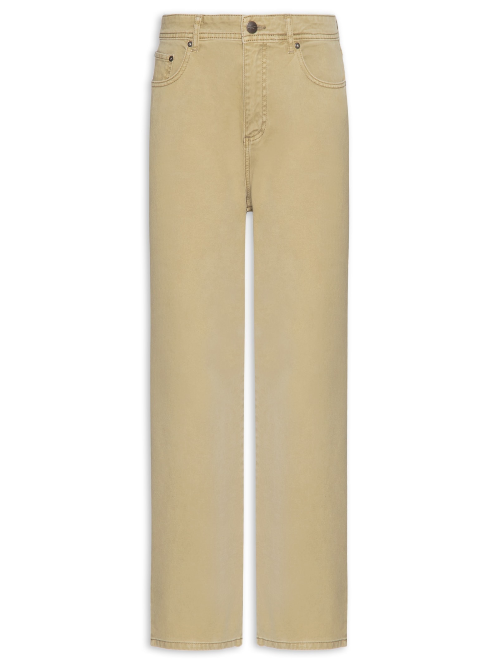 Calça Masculina 5 Pockets Original Fit Bege Jack & Jones