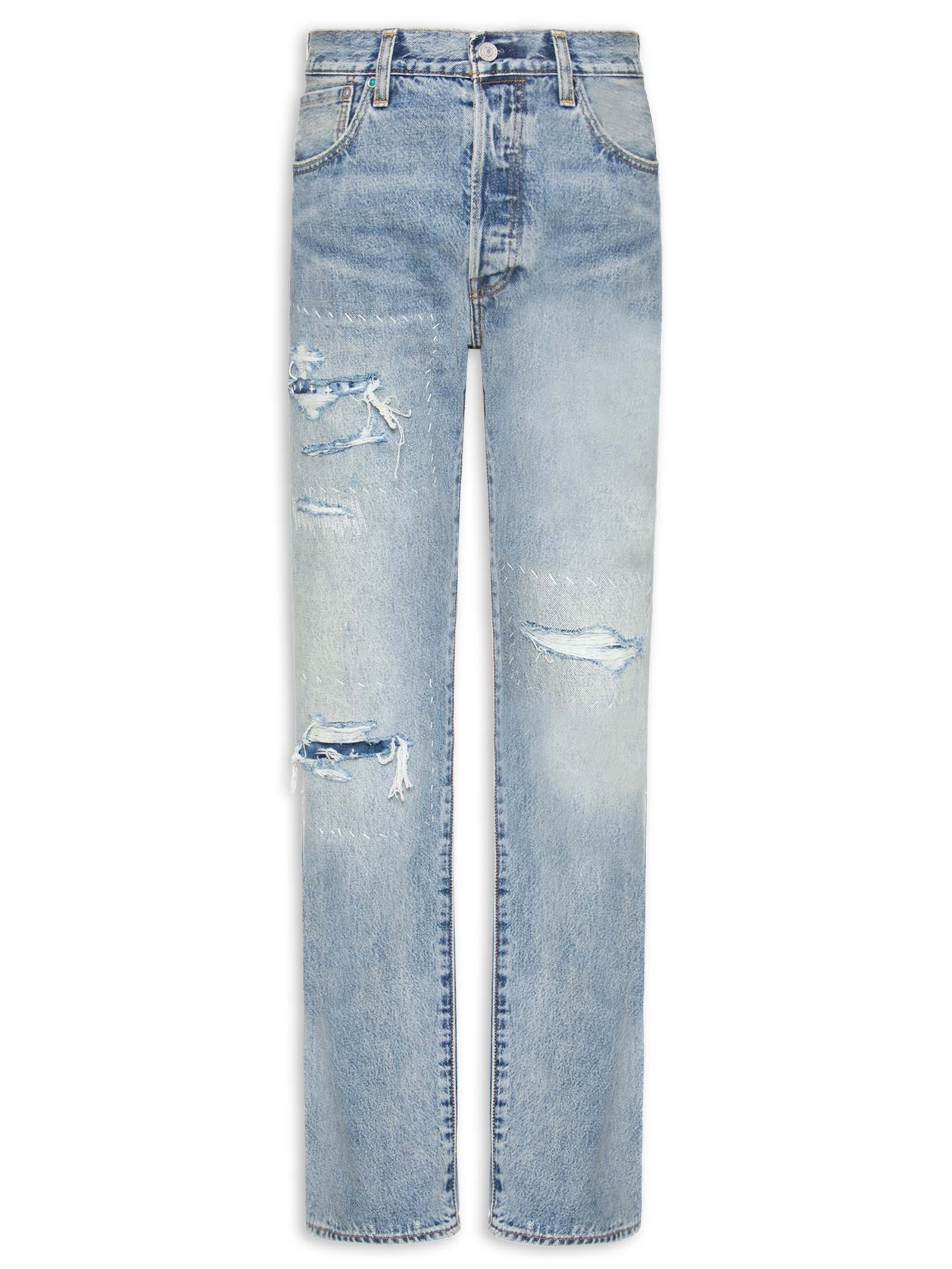 Calça Masculina 501 Original Fit Selvdge Azul Levi's