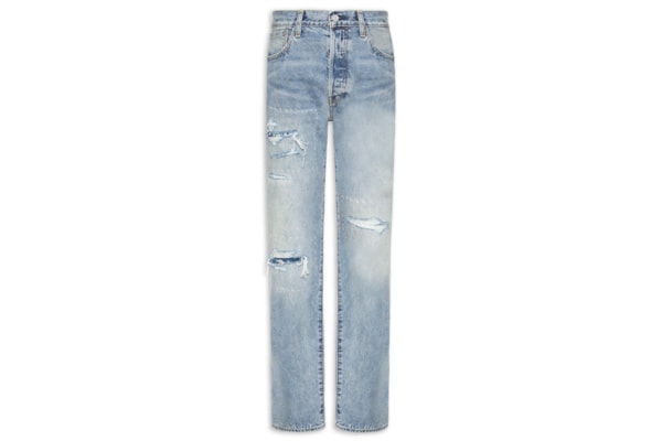 Calça Masculina 501 Original Fit Selvdge - Azul