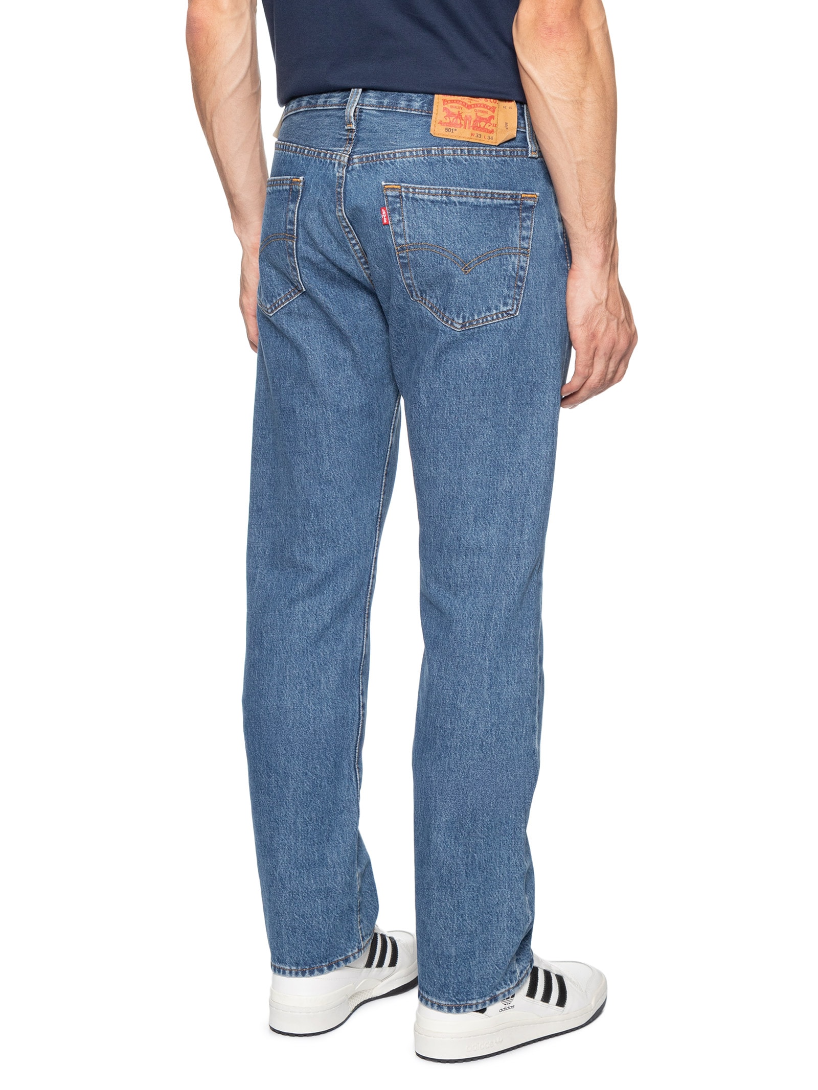 Calça Masculina 501® Original Fit Azul Levi's