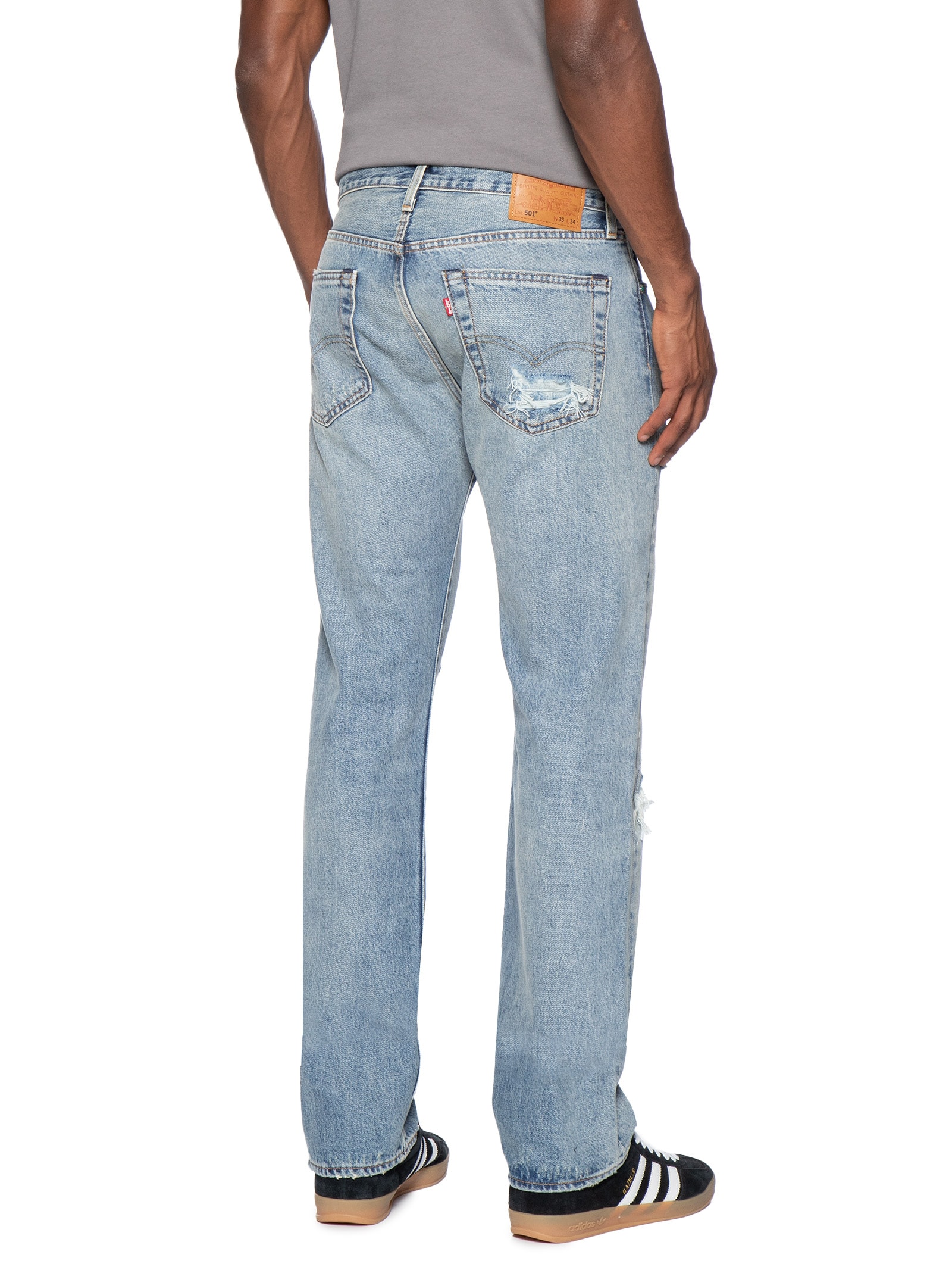 Calça Masculina 501® Original Fit Selvdge Azul Levi's