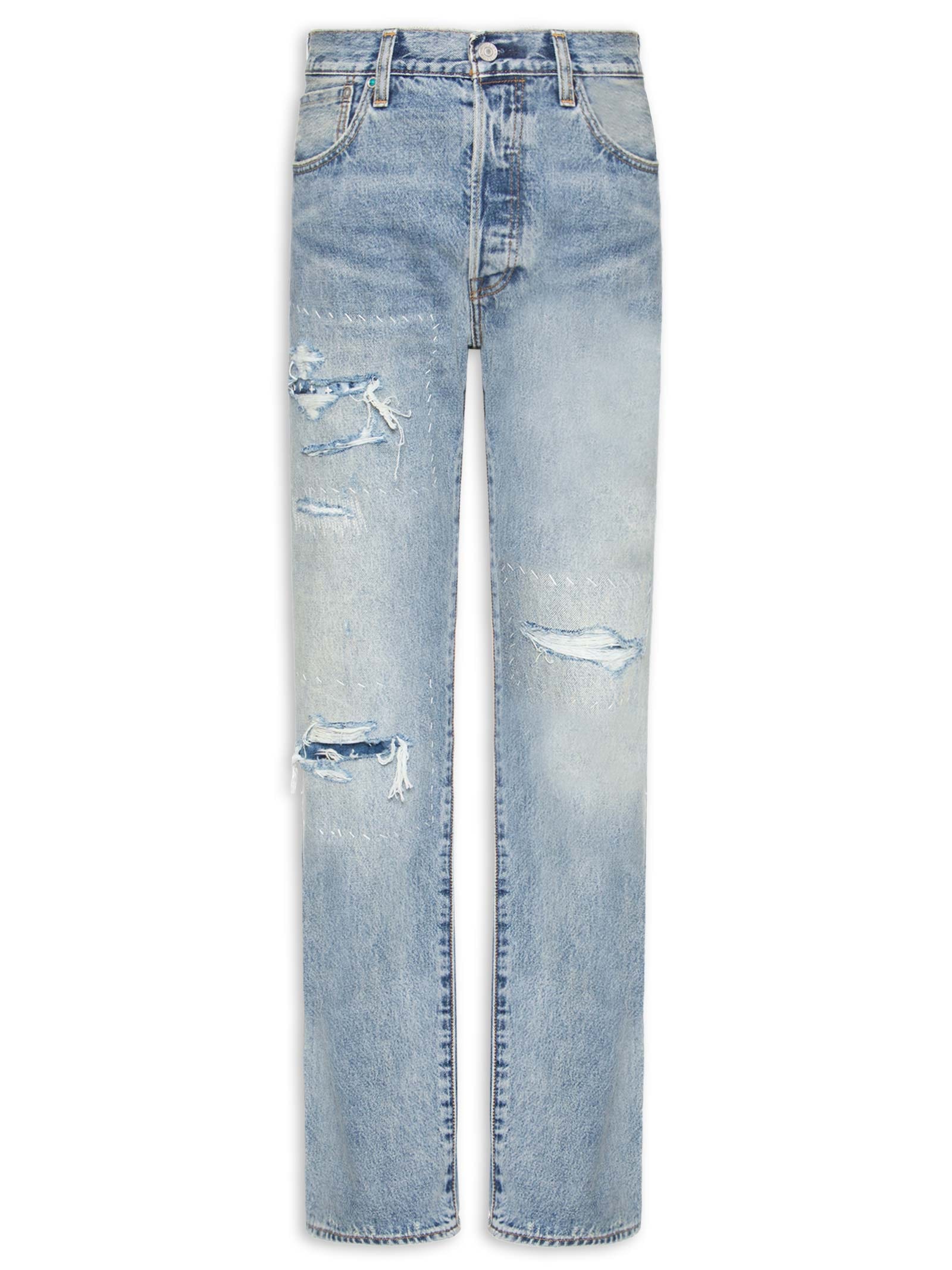 Calça Masculina 501® Original Fit Selvdge Azul Levi's