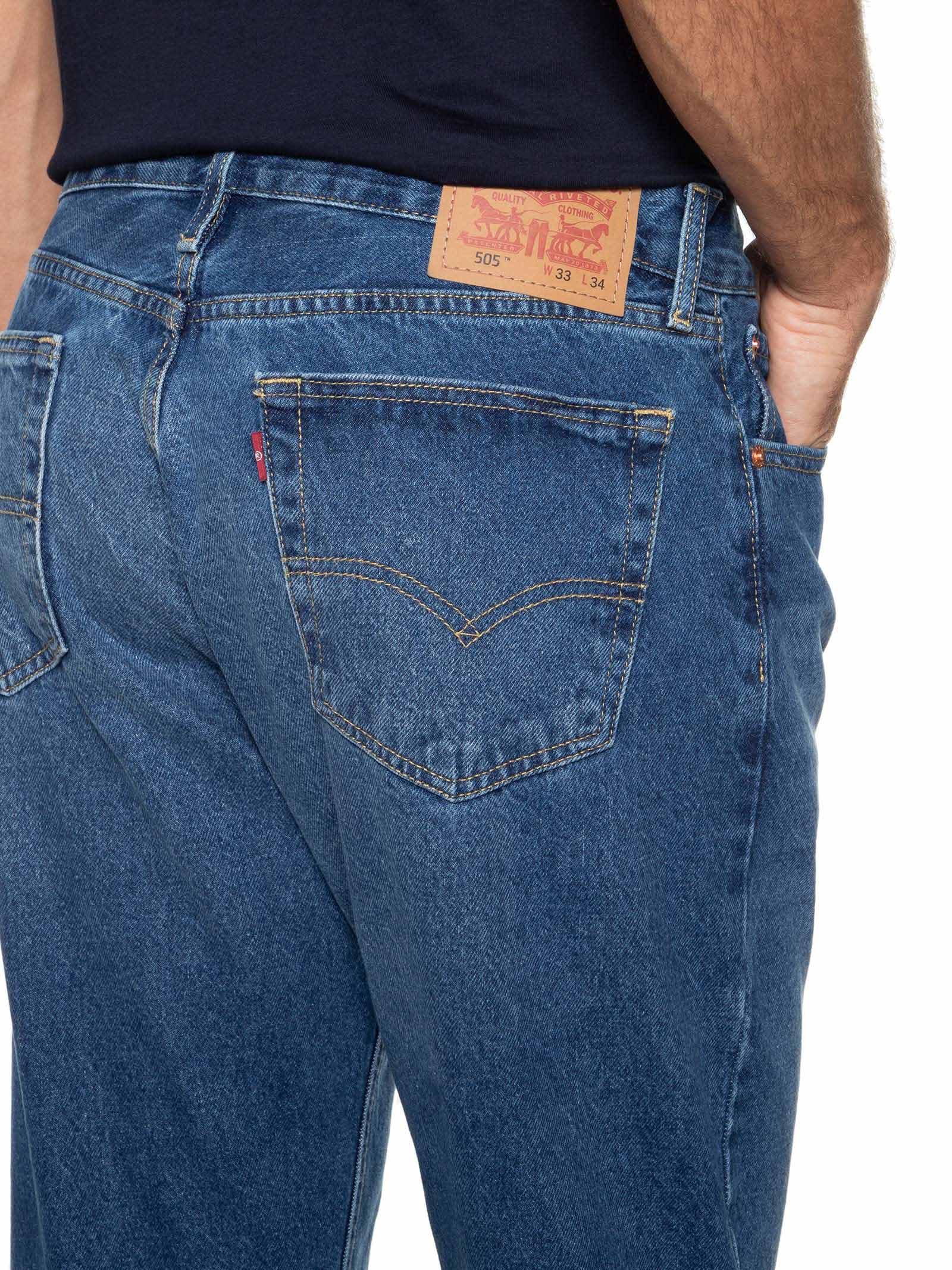 Calça Masculina 505® Regular Azul Levi's