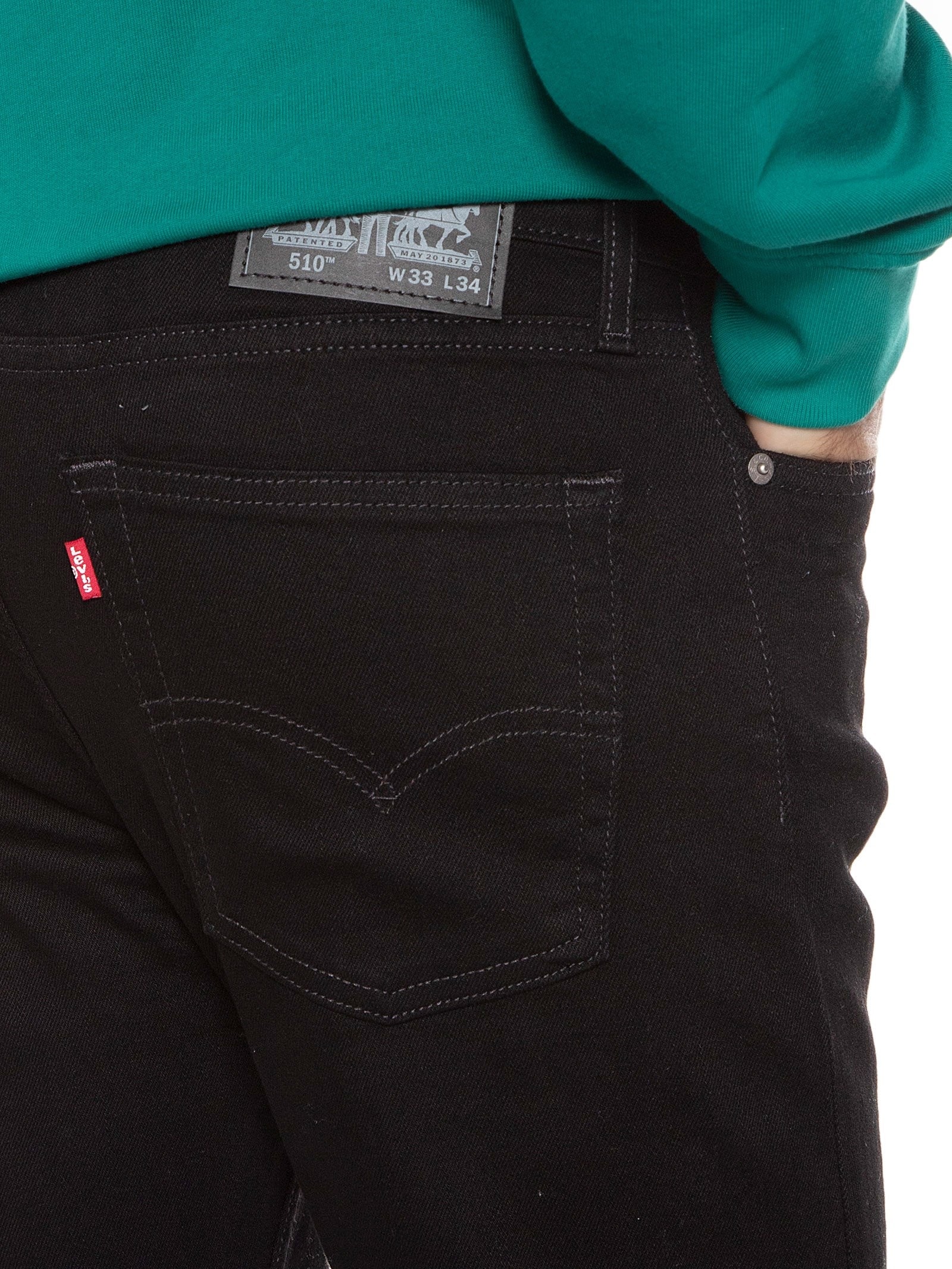 Calça Masculina 510 Skinny Preto Levi's
