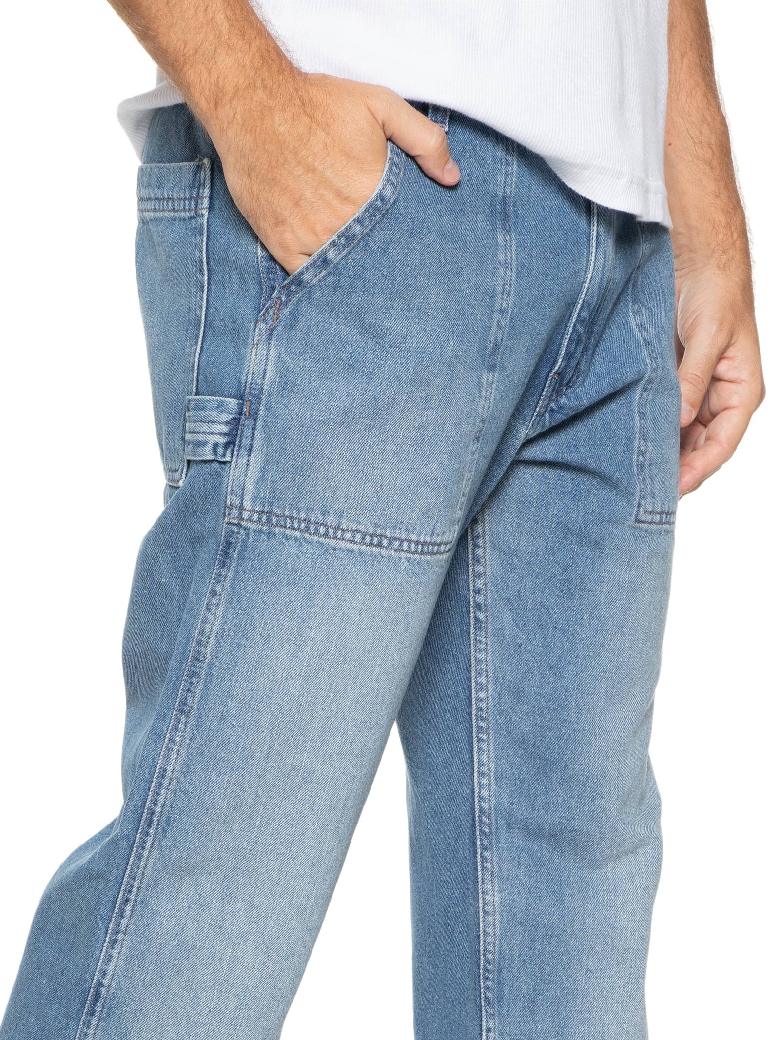 Calça Masculina 555 Relaxed Strt Utility Azul Levi's