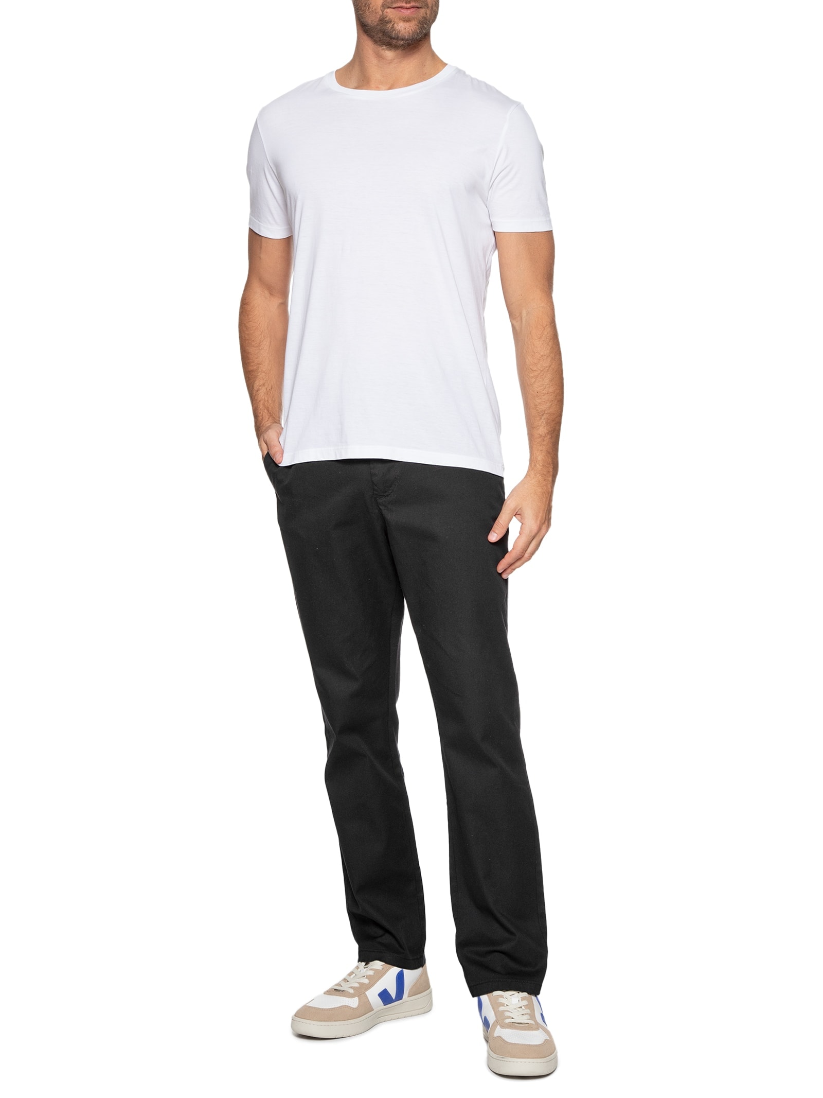 Calça Masculina Adulto Preto  Hering
