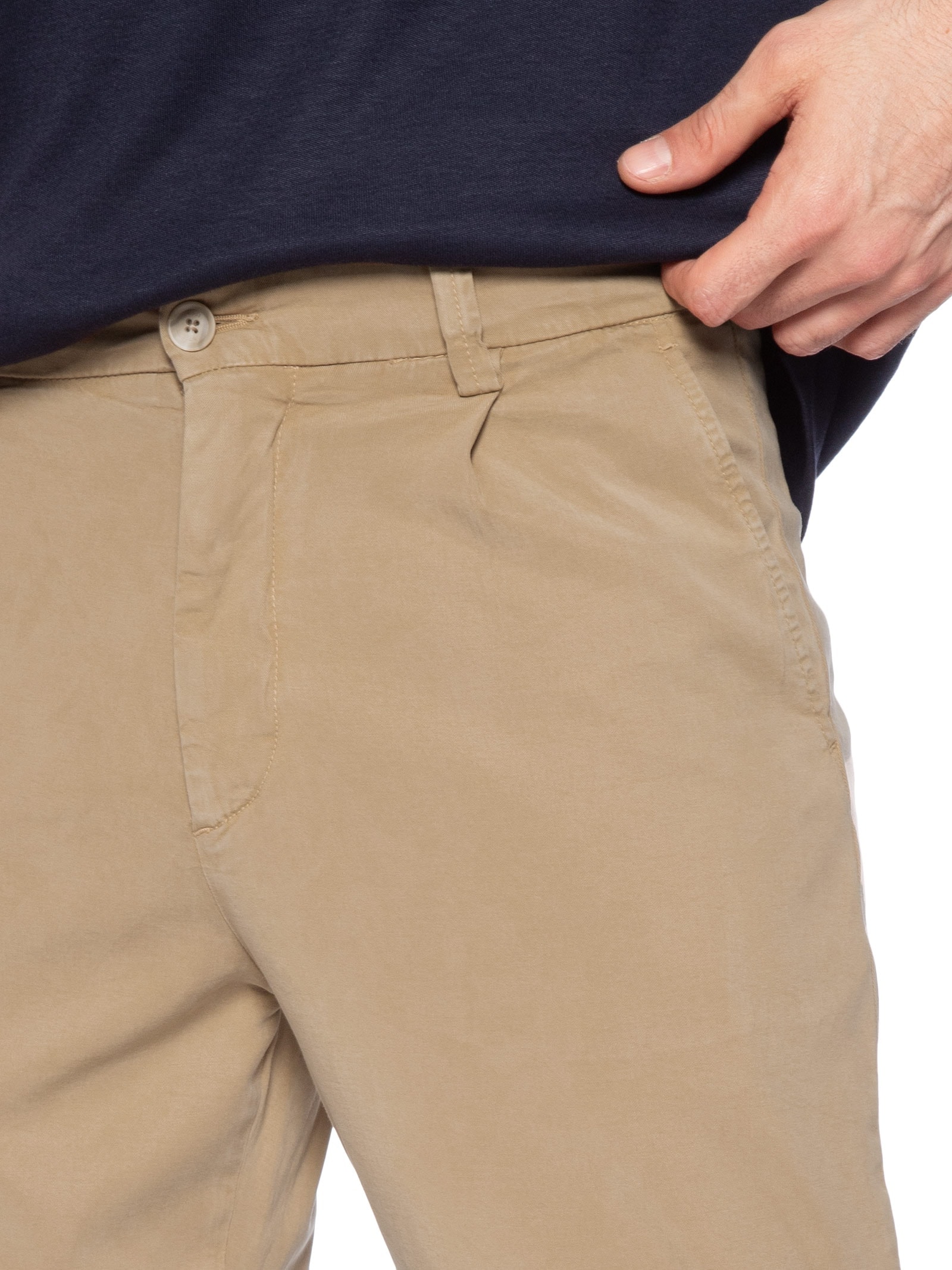 Calça Masculina Alfaiataria Collab Steif Marrom Boss